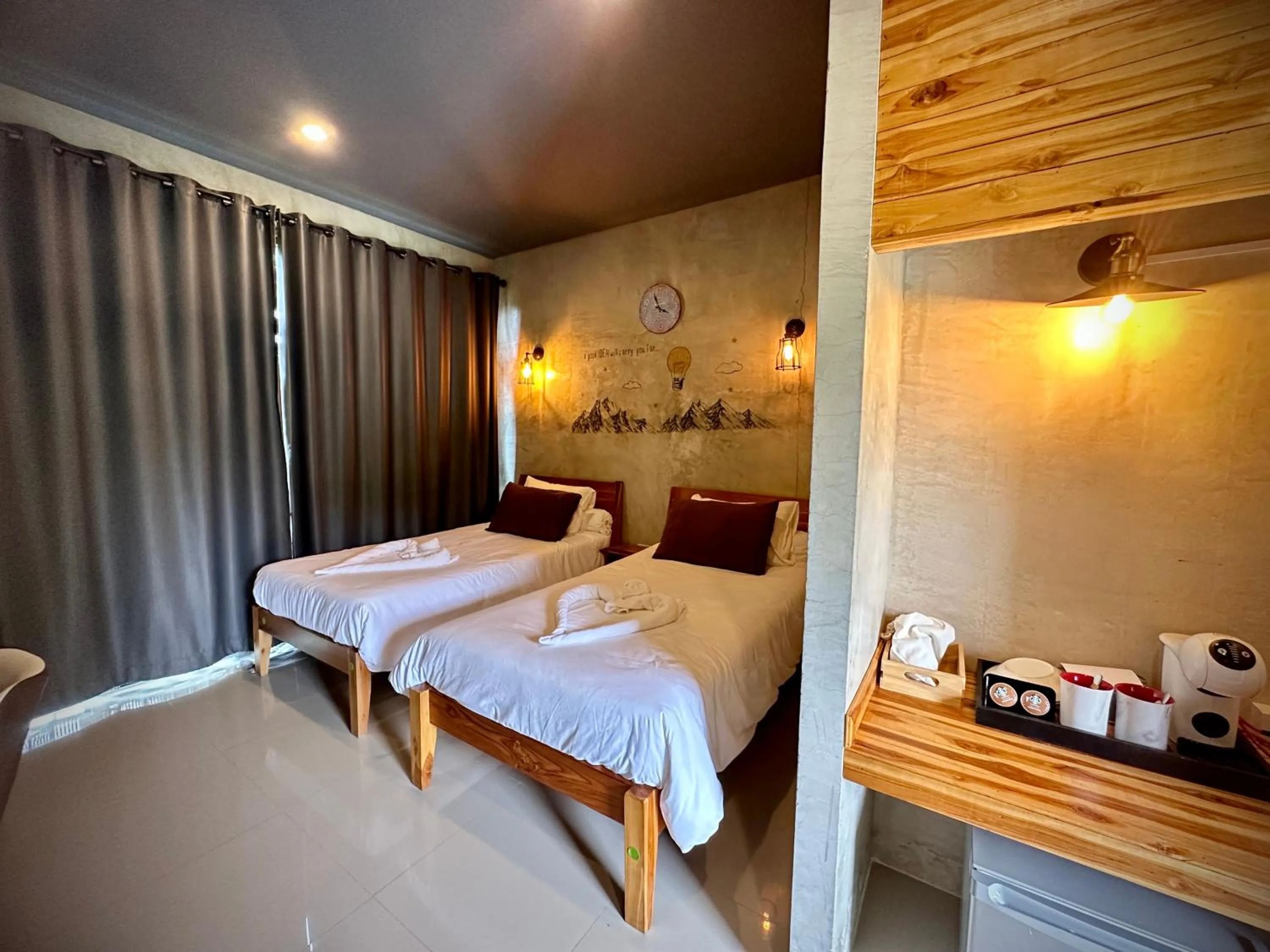 Bed in The Sunnery Ville