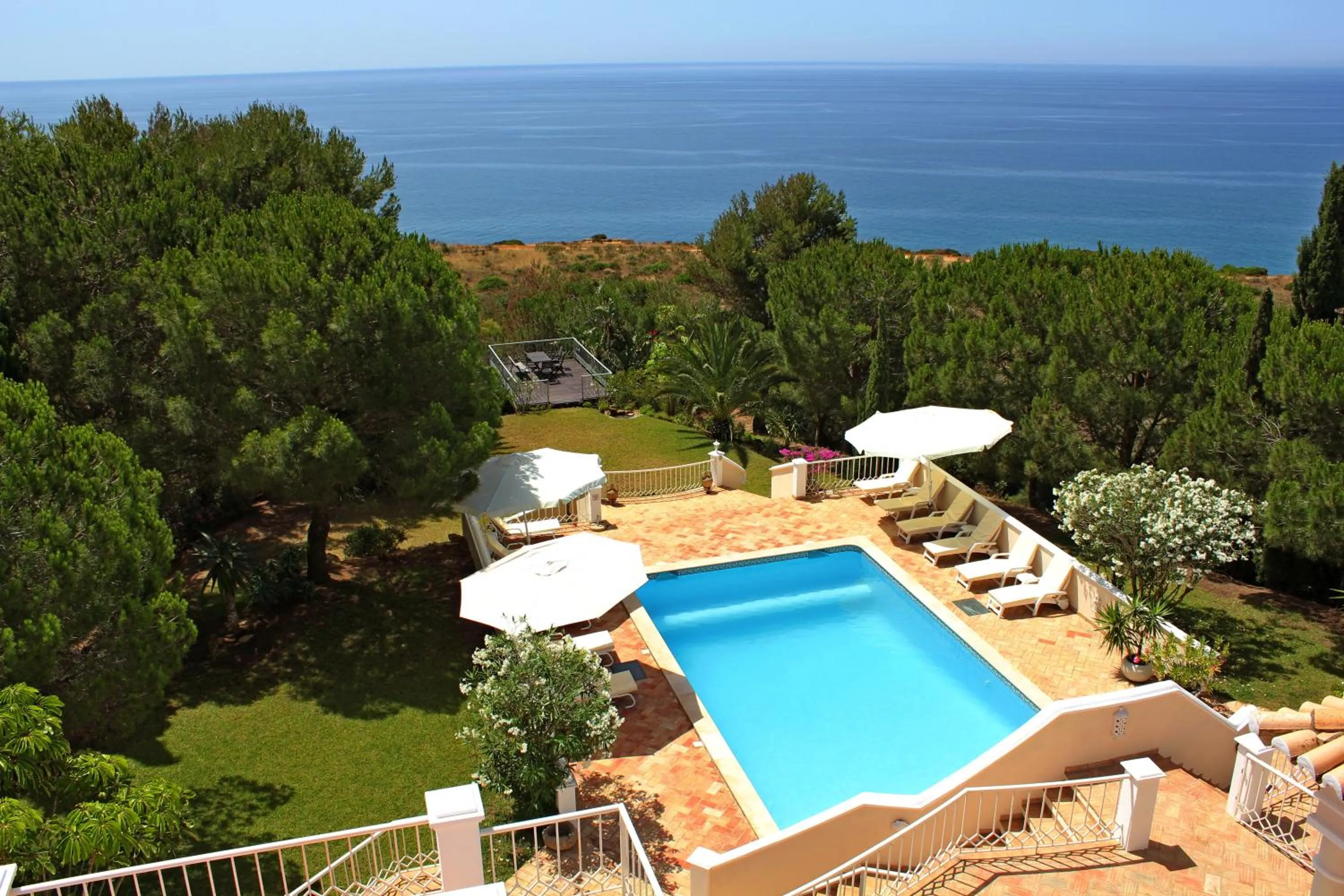 Garden in Top Cliff Villa with Ocean View and Private Pool UP to 18 Guests