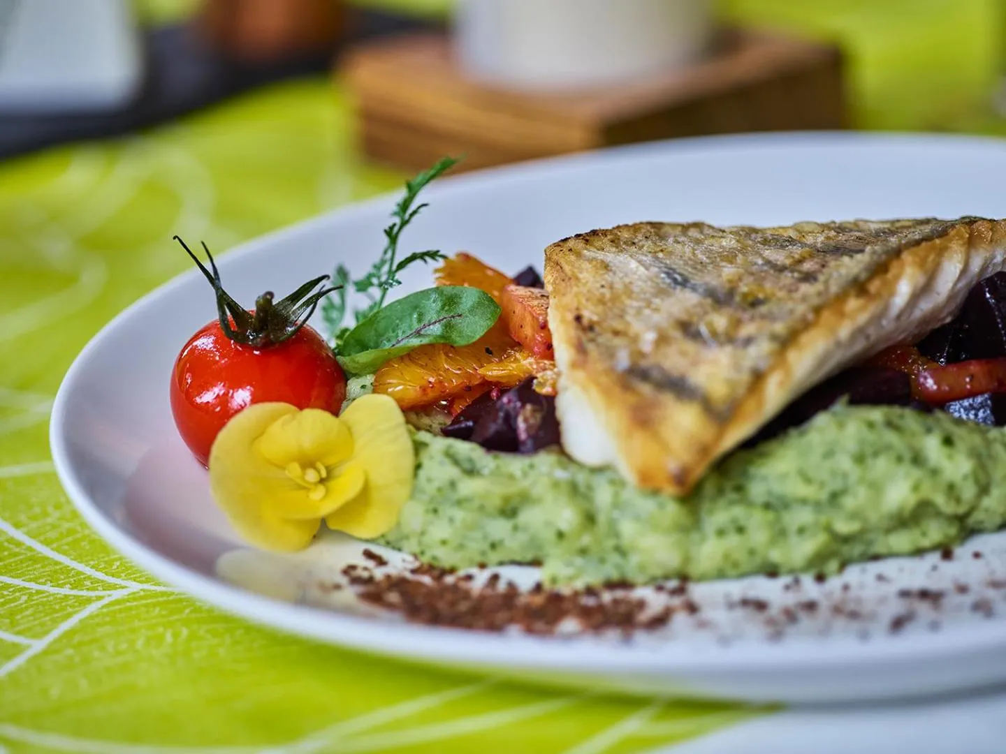 Food close-up in Hotel Elbparadies