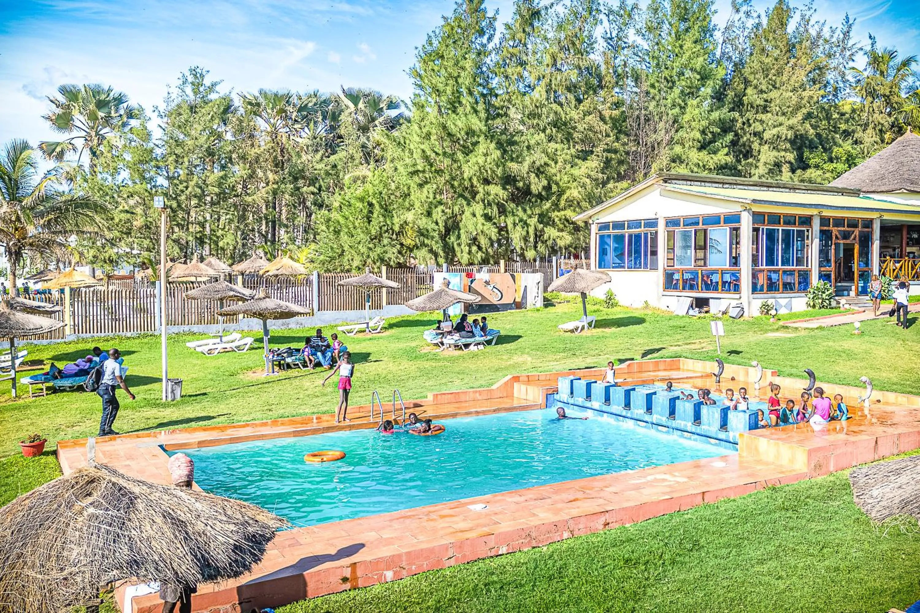 People in Kasumai Beach Resort