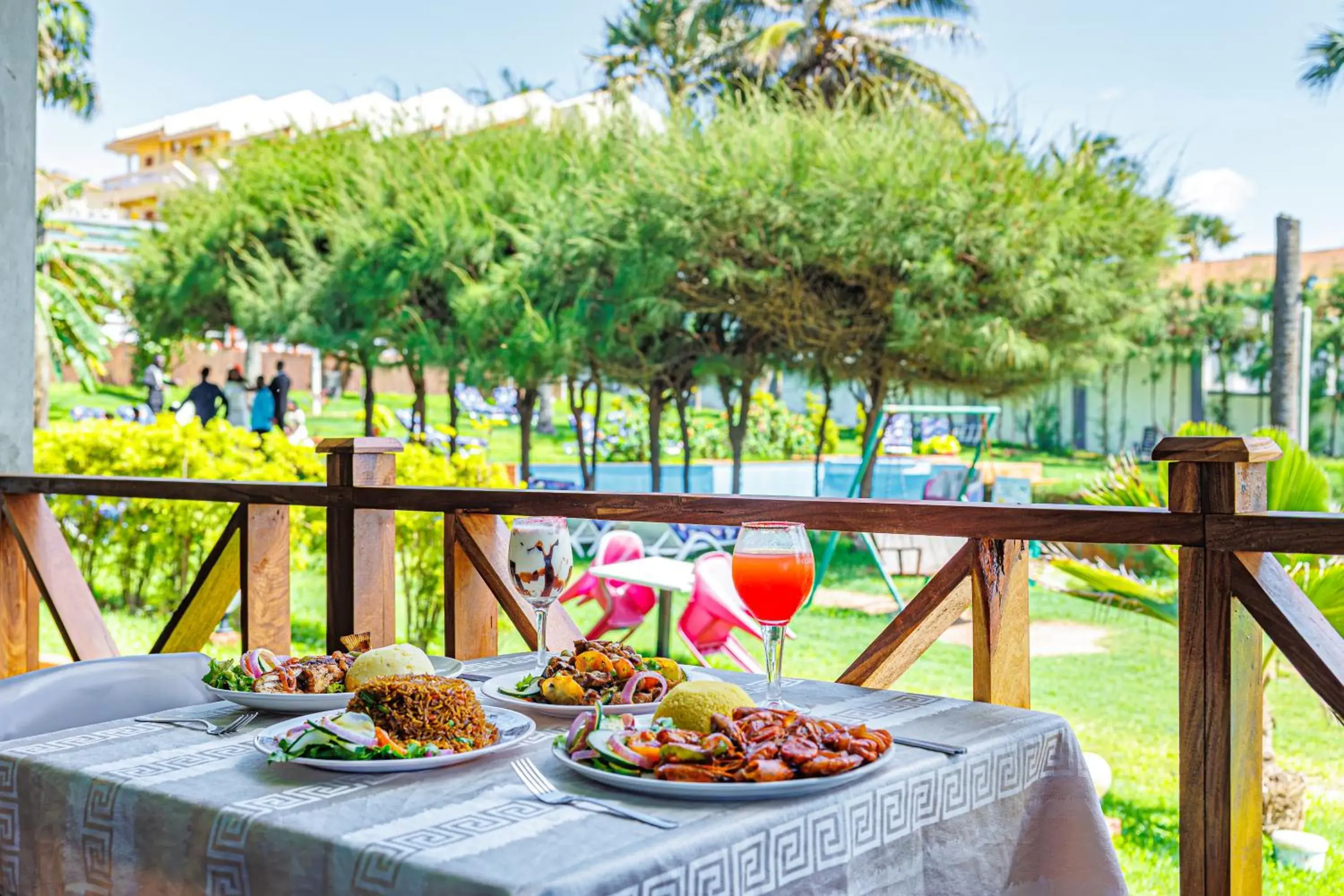 Food and drinks in Kasumai Beach Resort Food and drinks in Kasumai Beach Resort