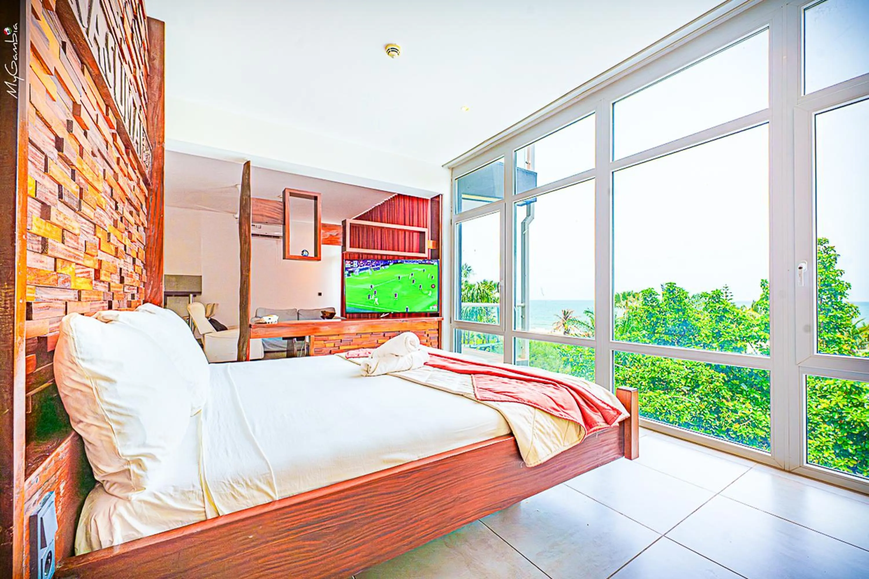 View (from property/room), Bed in Kasumai Beach Resort