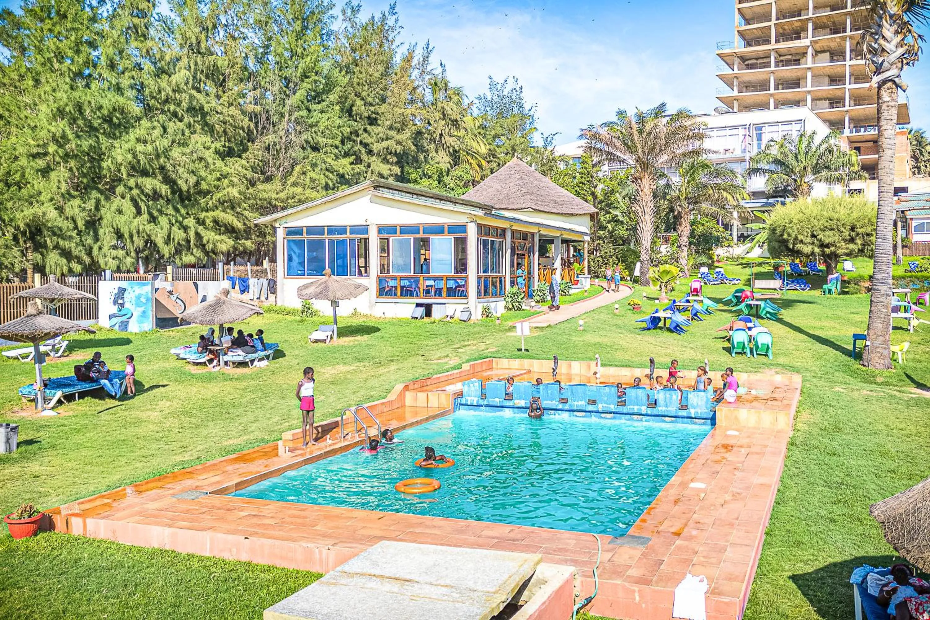 People in Kasumai Beach Resort