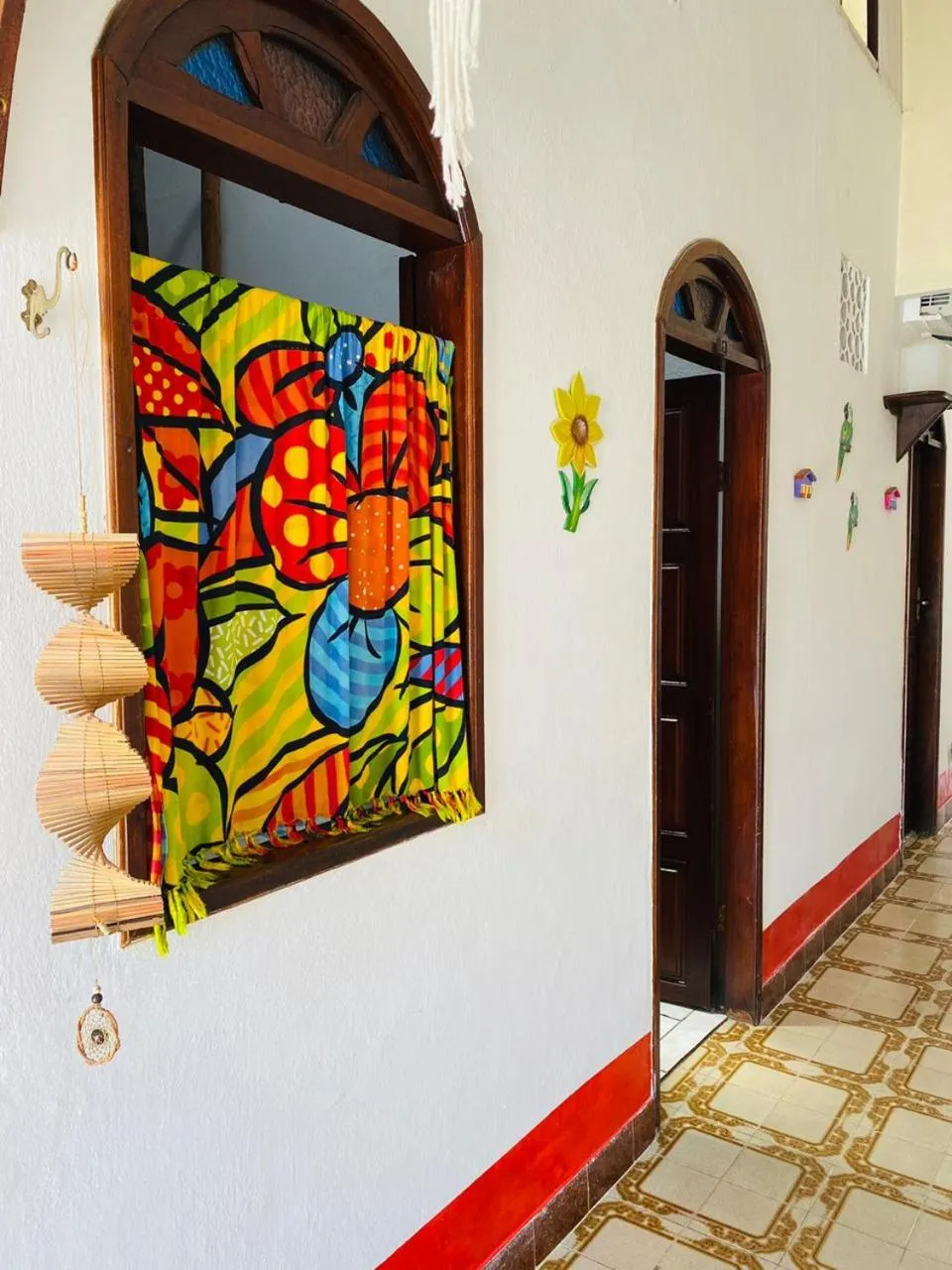 Decorative detail in Pousada Berimbau