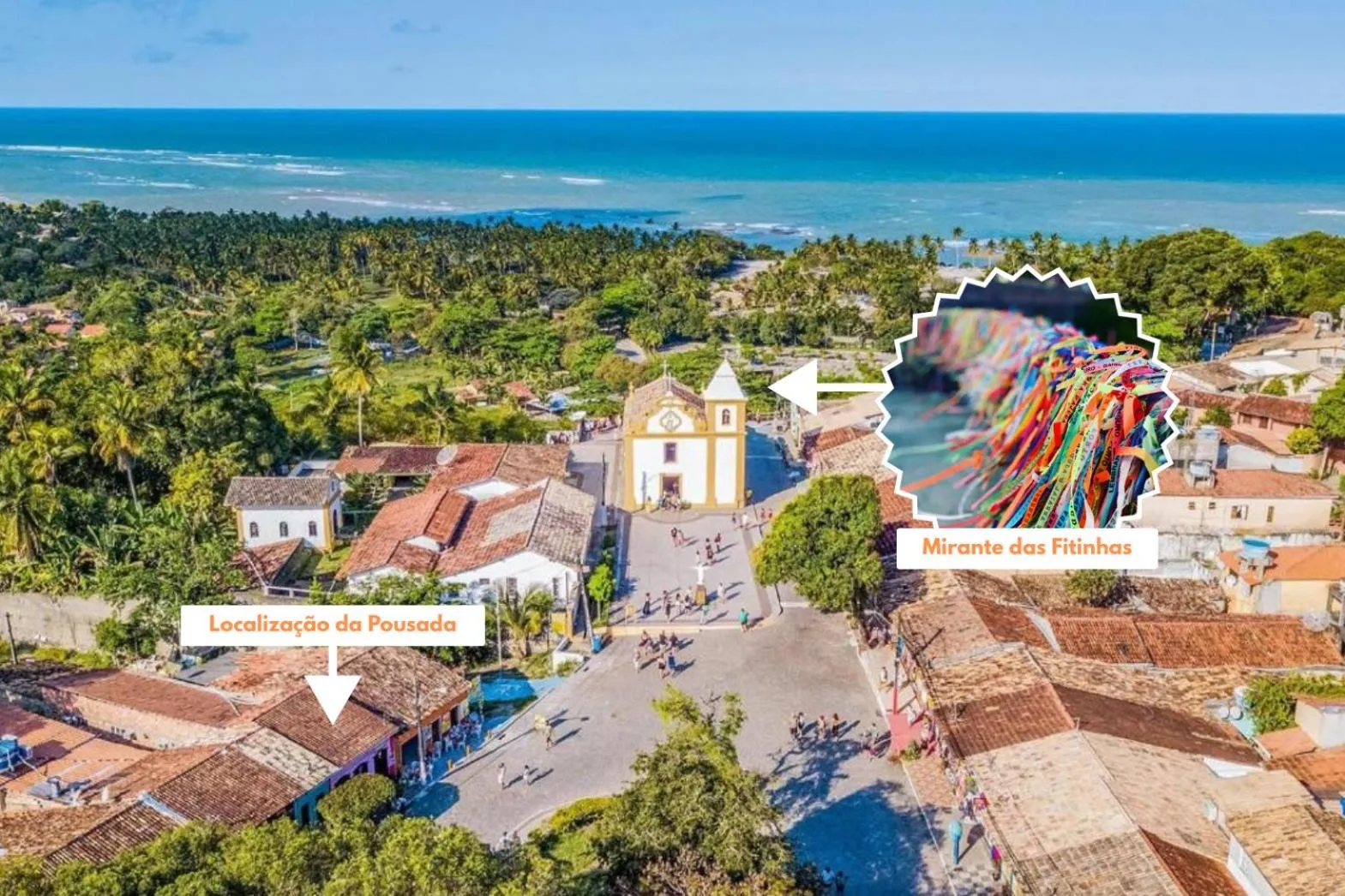 Street view in Pousada Berimbau
