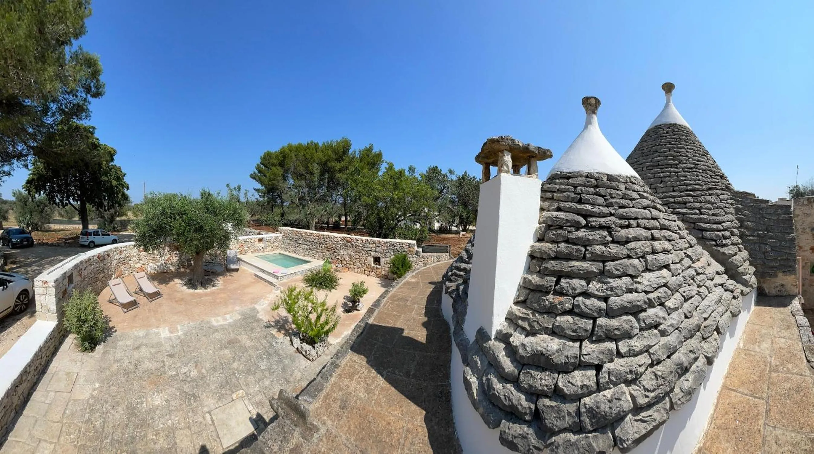 Trullo con piscina baby