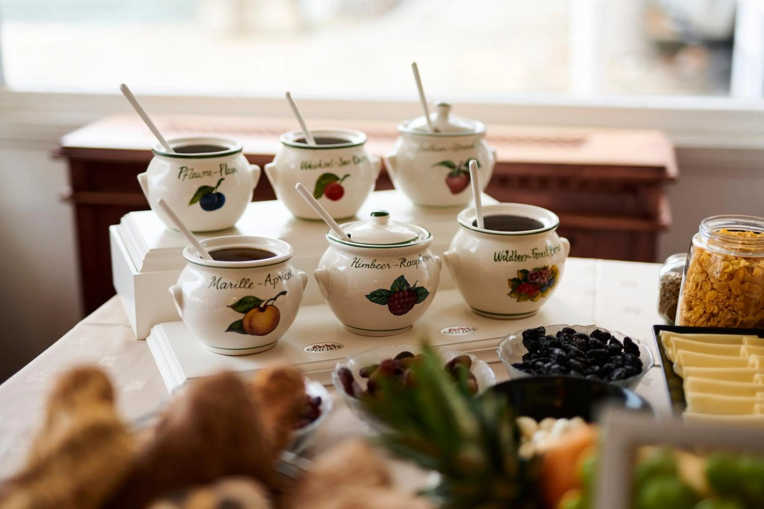 Buffet breakfast in Hotel Villa Schubert