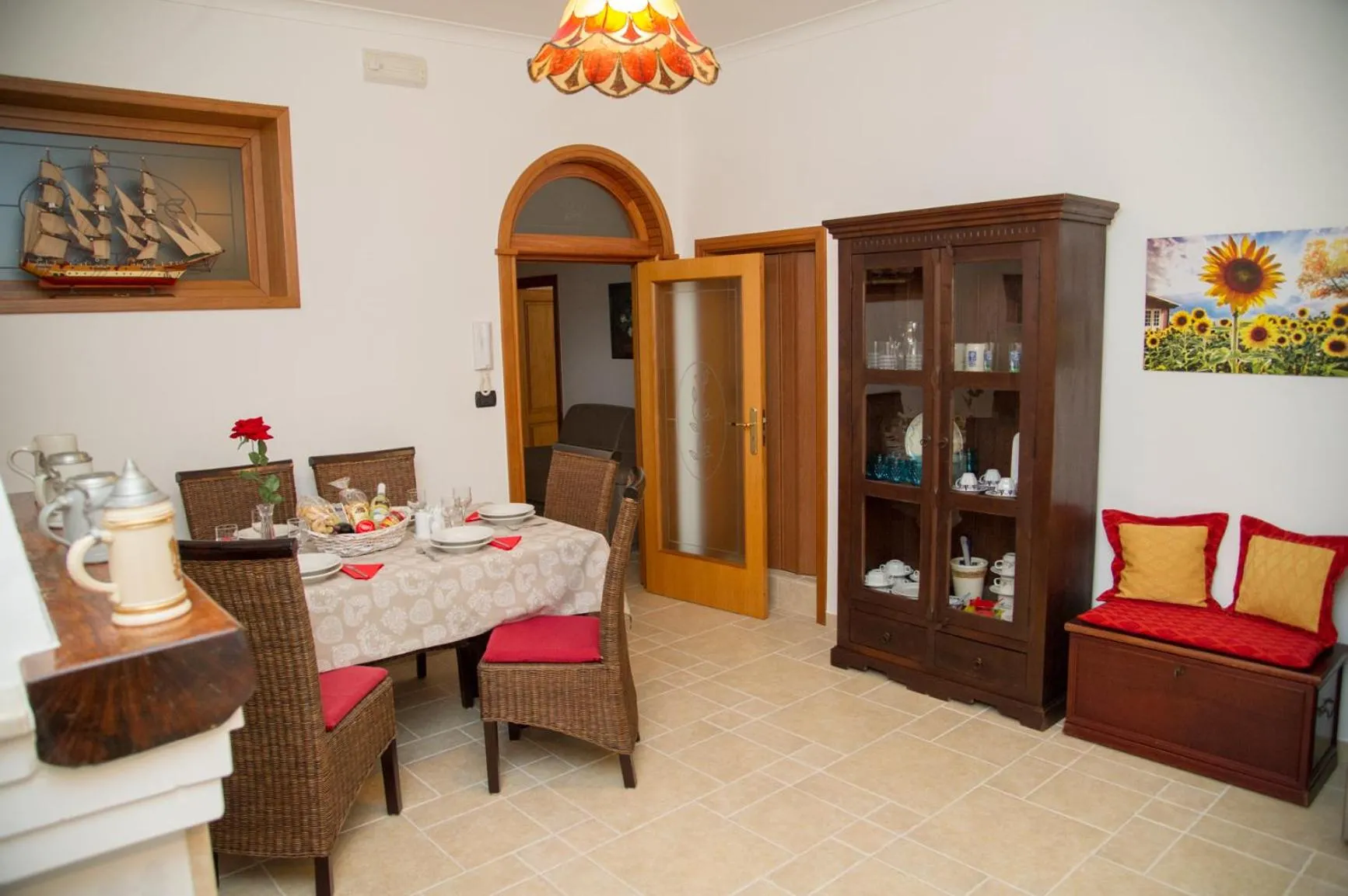 Dining area in Apartment da Rosa