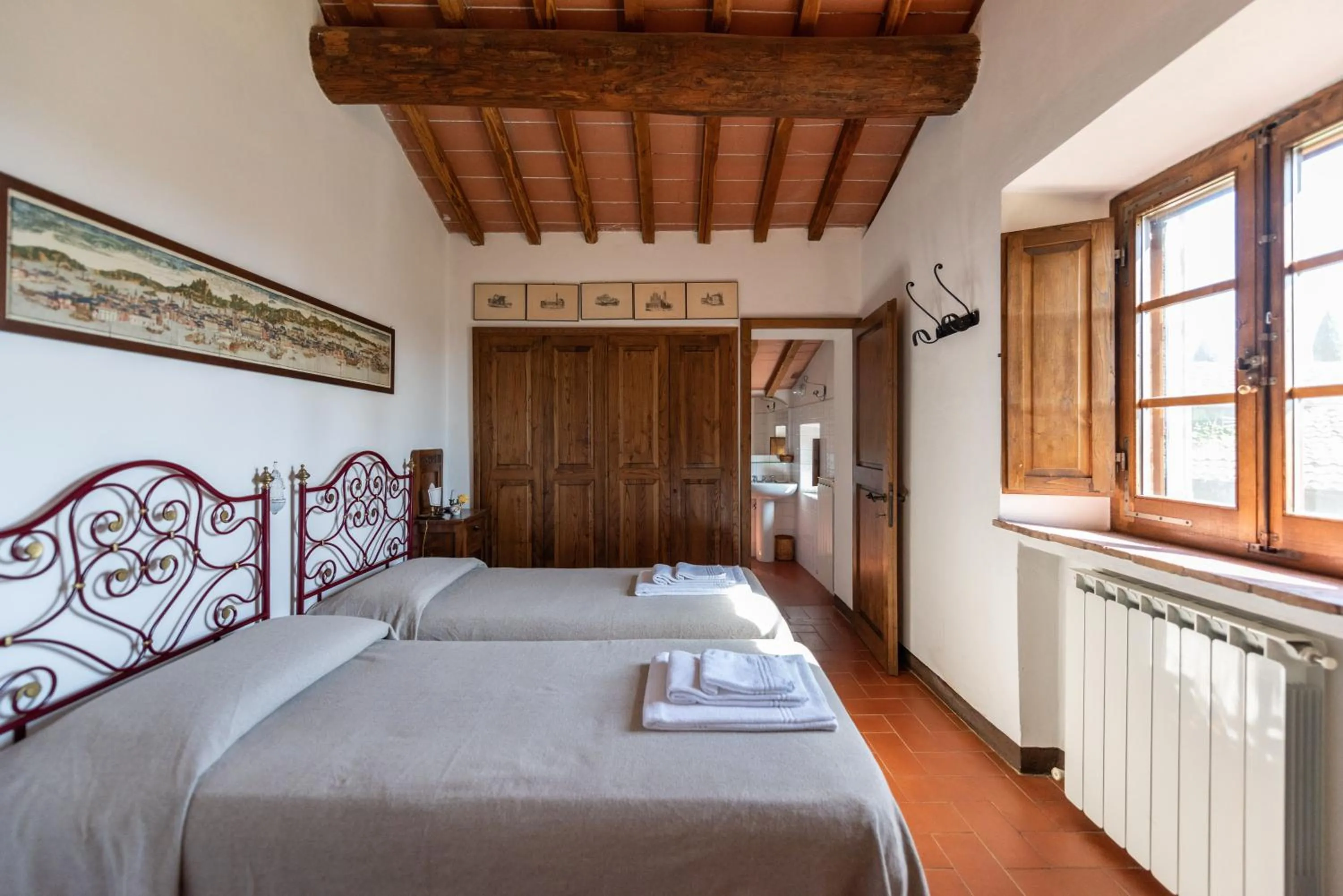 Bedroom, Bed in Capanna