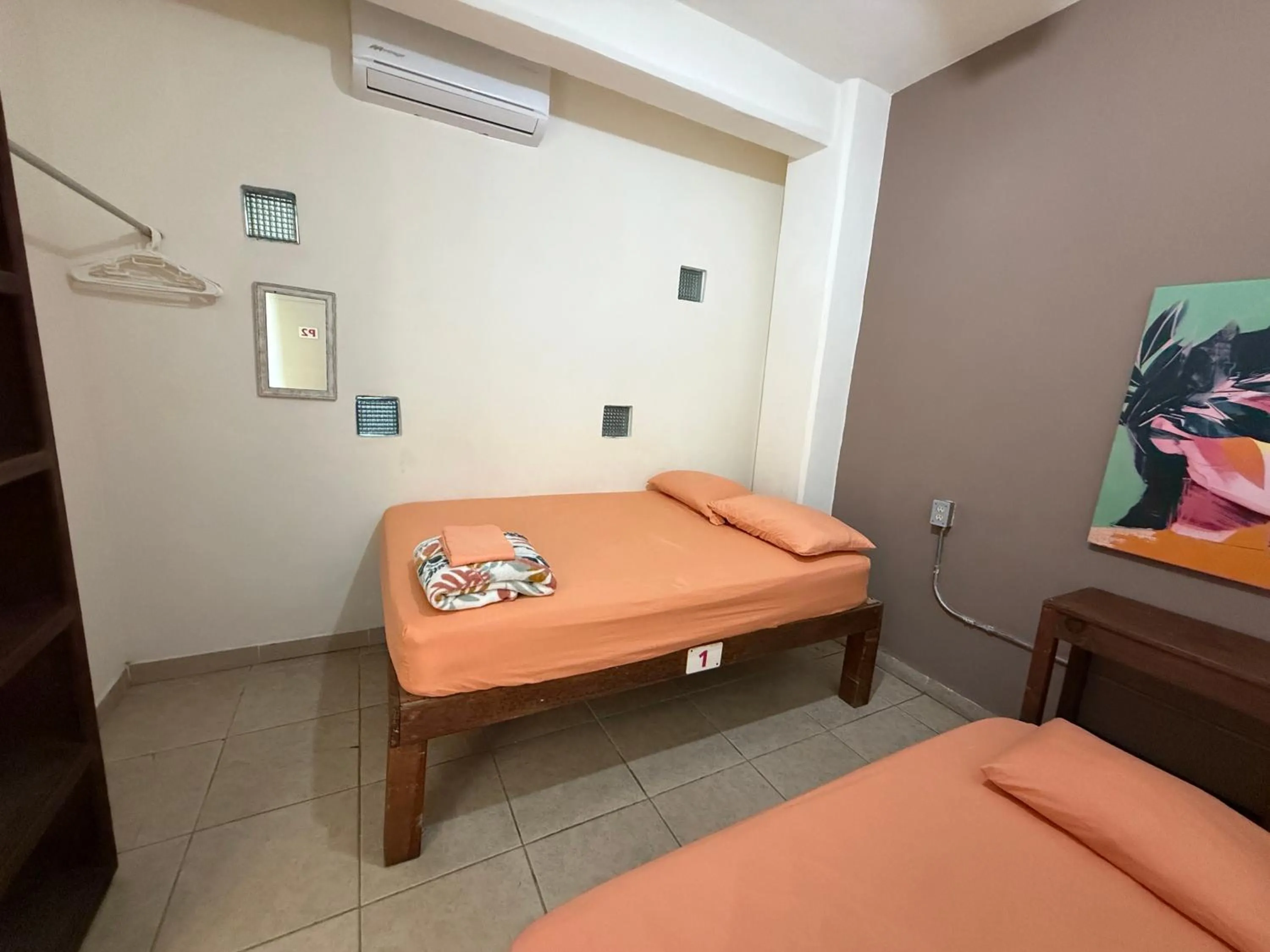 Bed in Hostal Bucerias