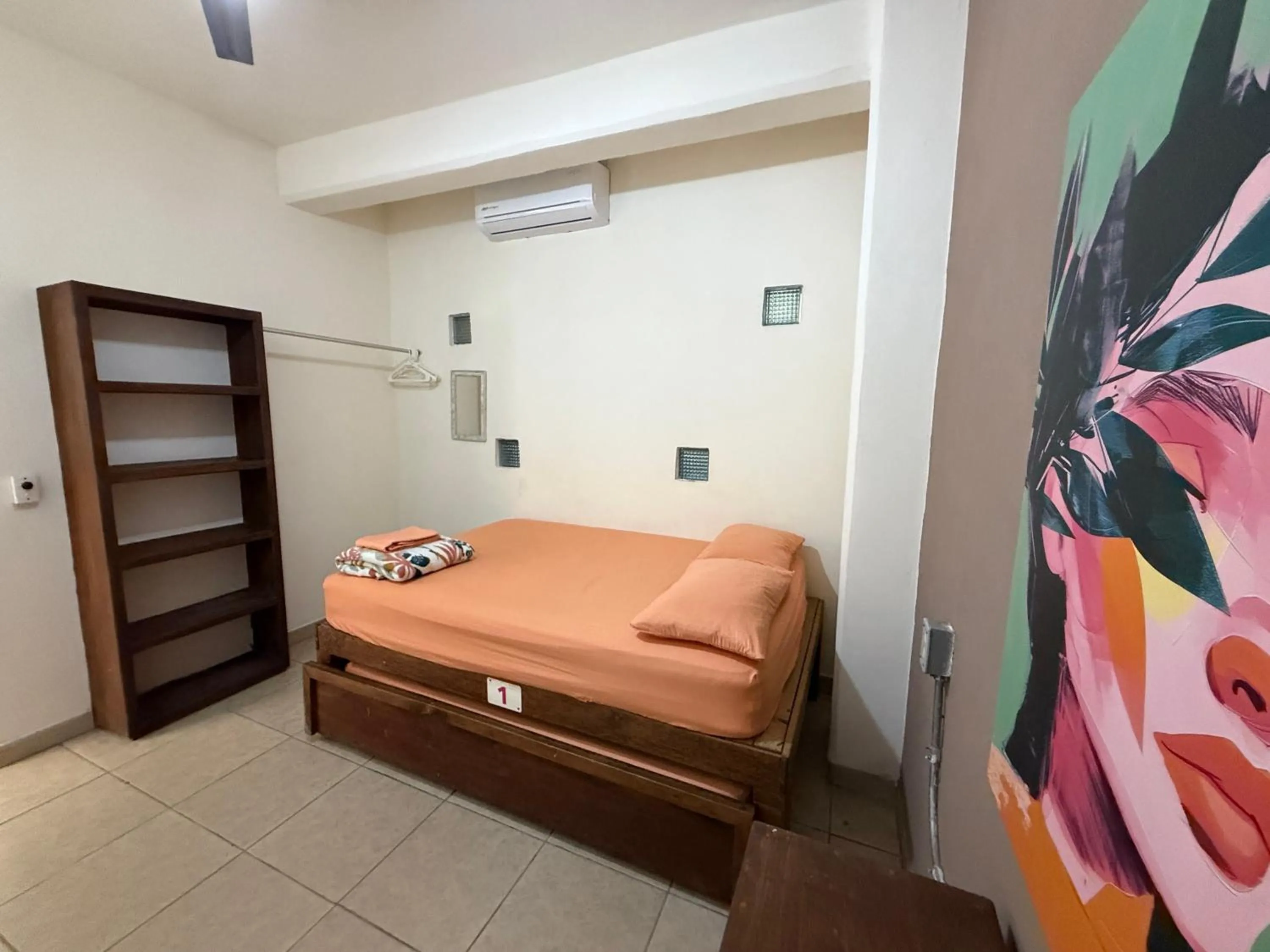 Bed in Hostal Bucerias