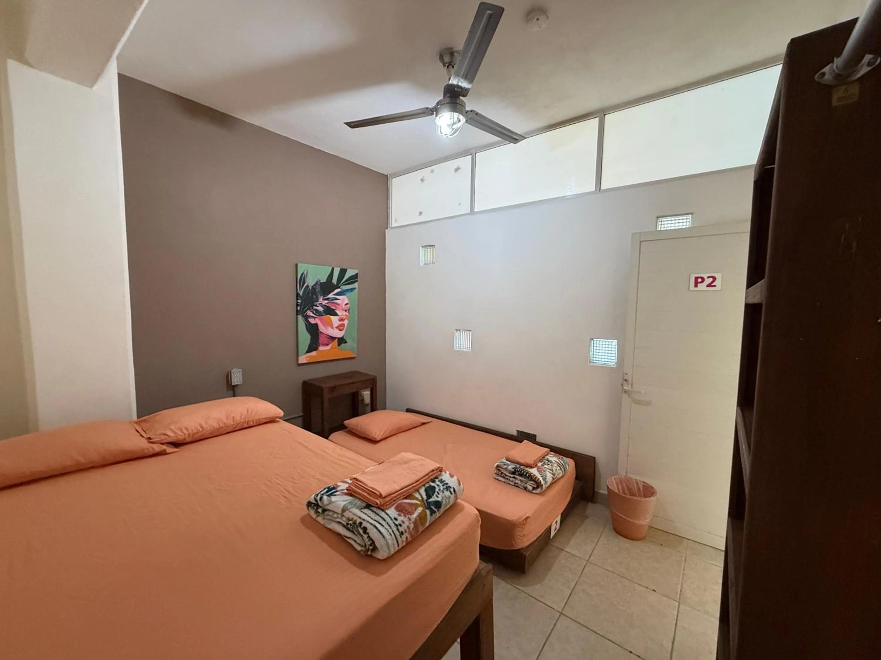 Bed in Hostal Bucerias