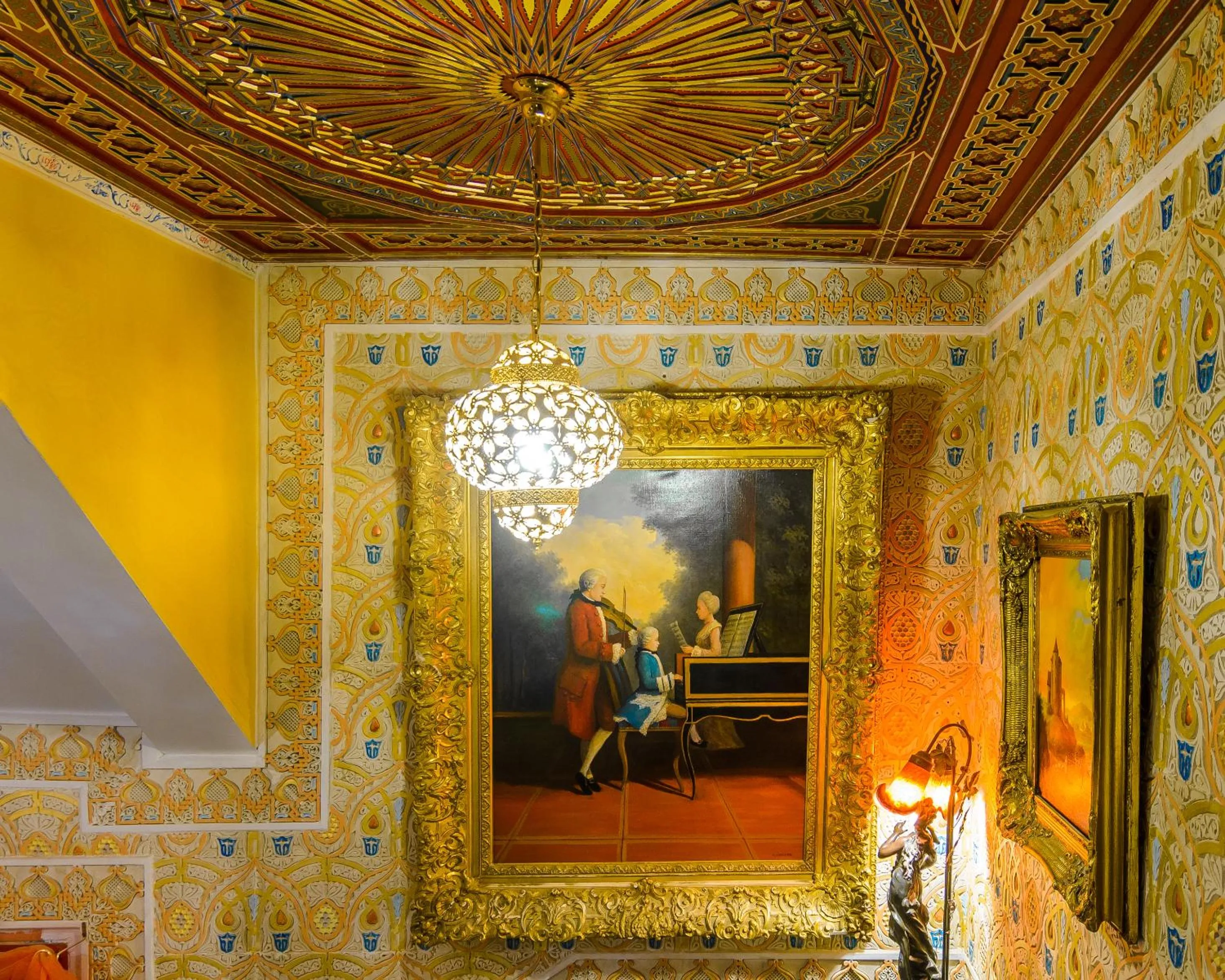 Decorative detail in Hotel Mozart