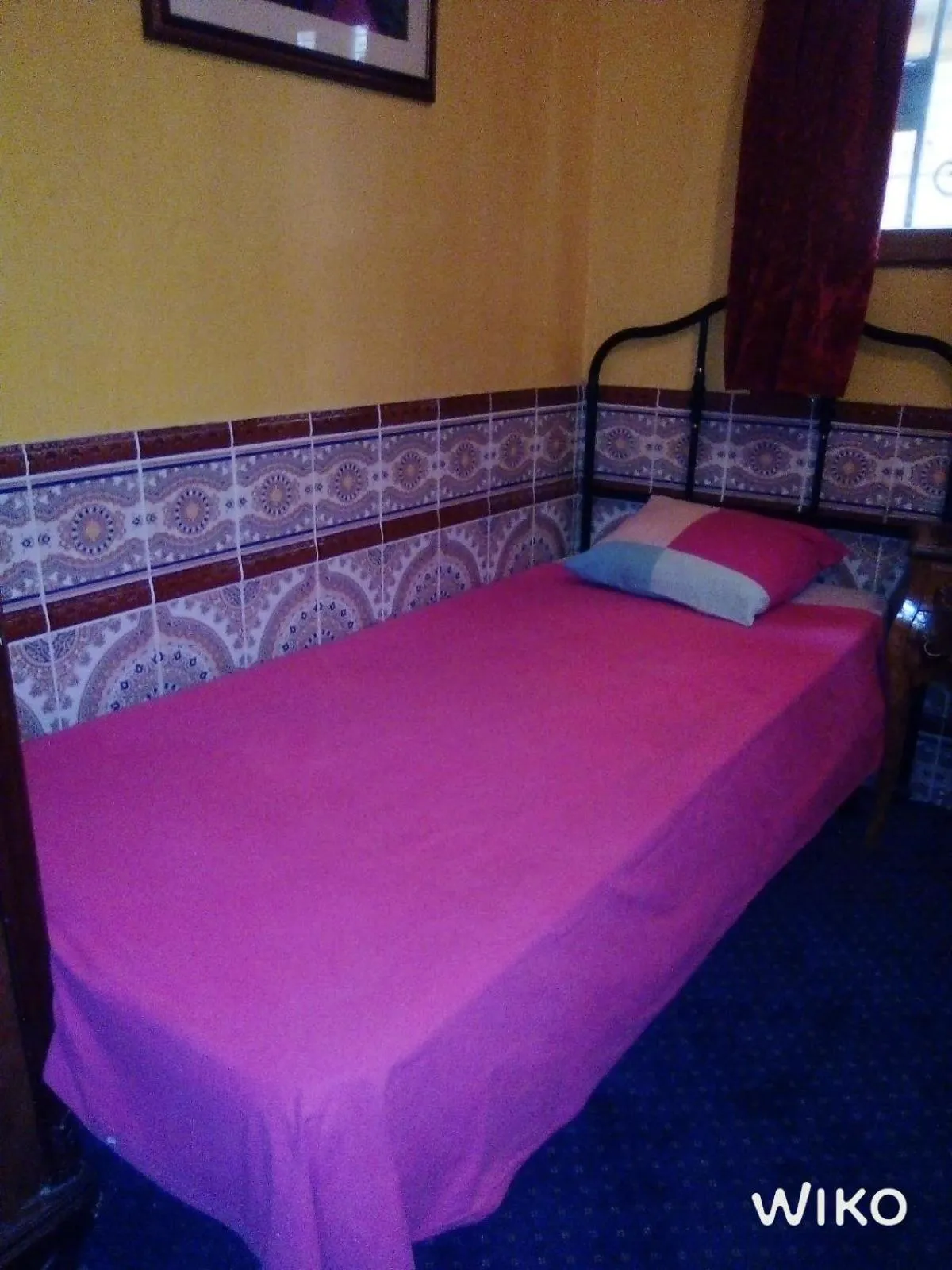 Bed in Hotel Mozart