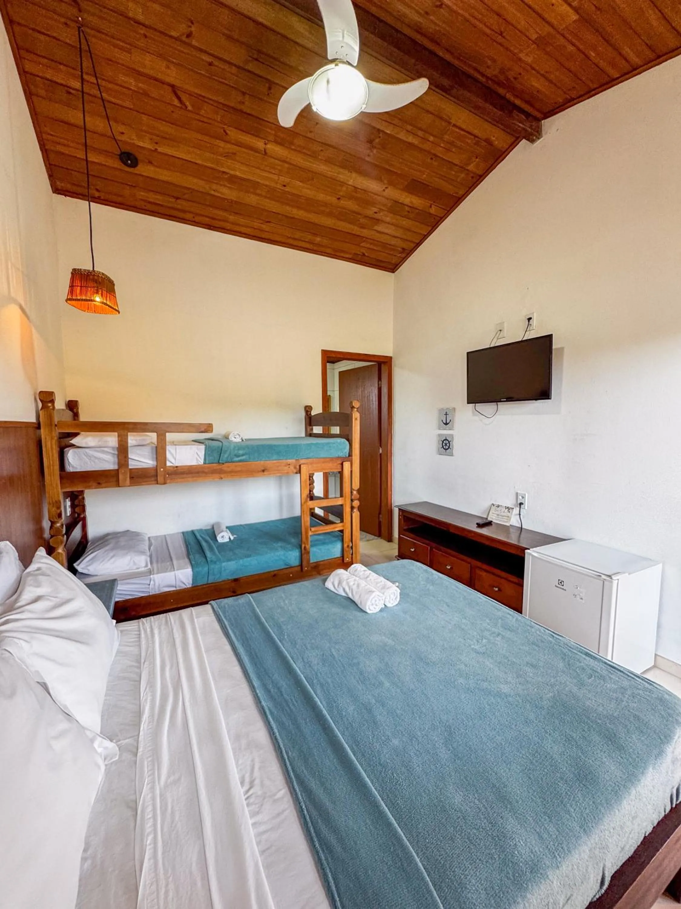 Bedroom, Bed in Pousada Lagoa do Rosa