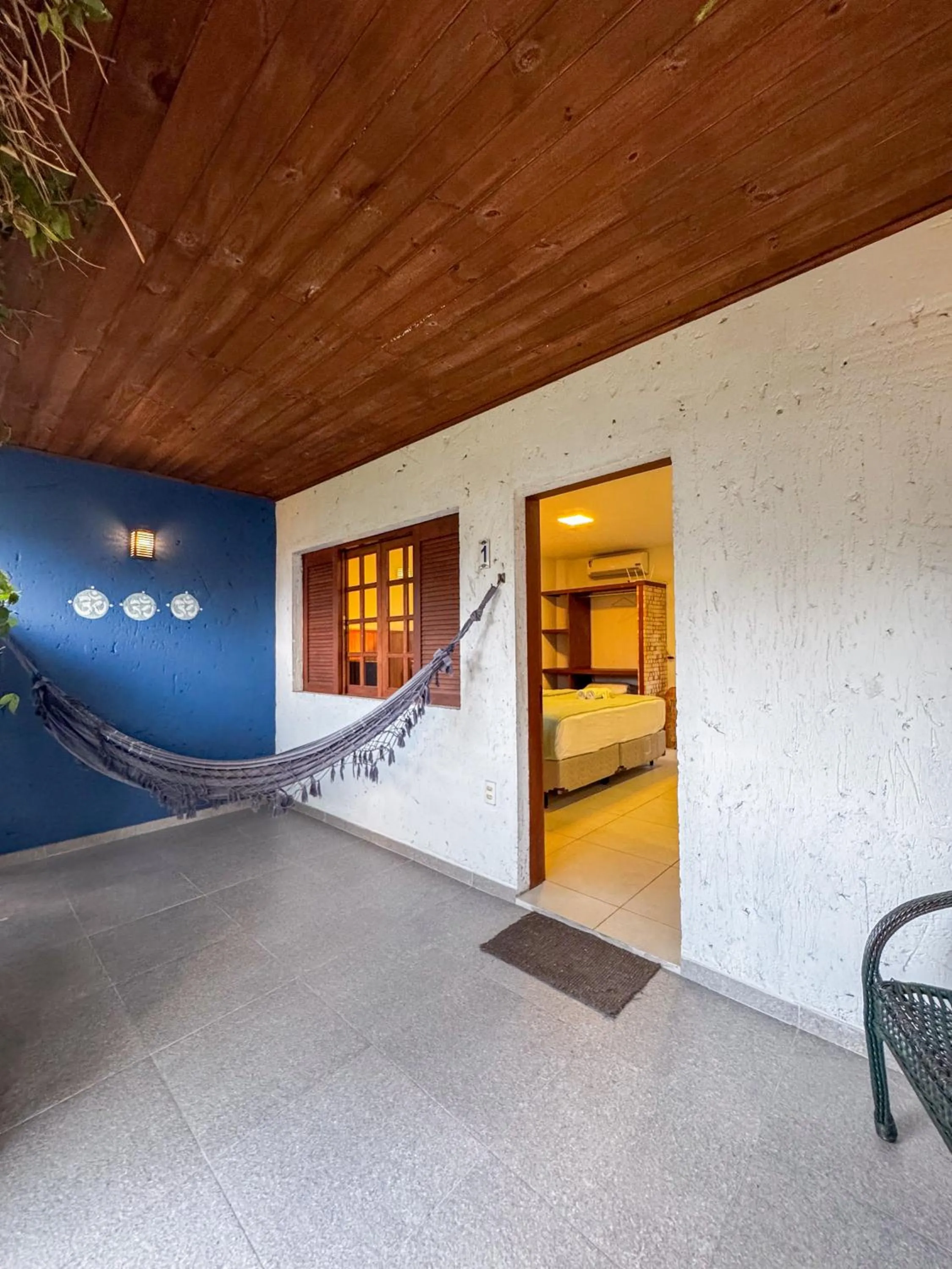 Patio in Pousada Lagoa do Rosa