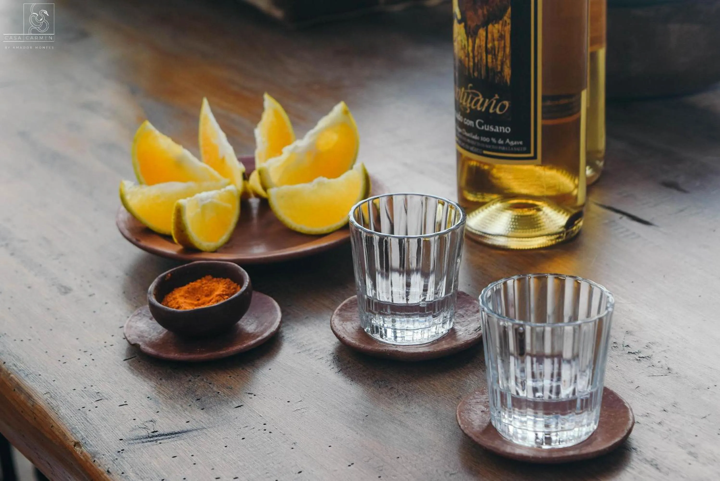 Food and drinks in Casa Carmen Reforma