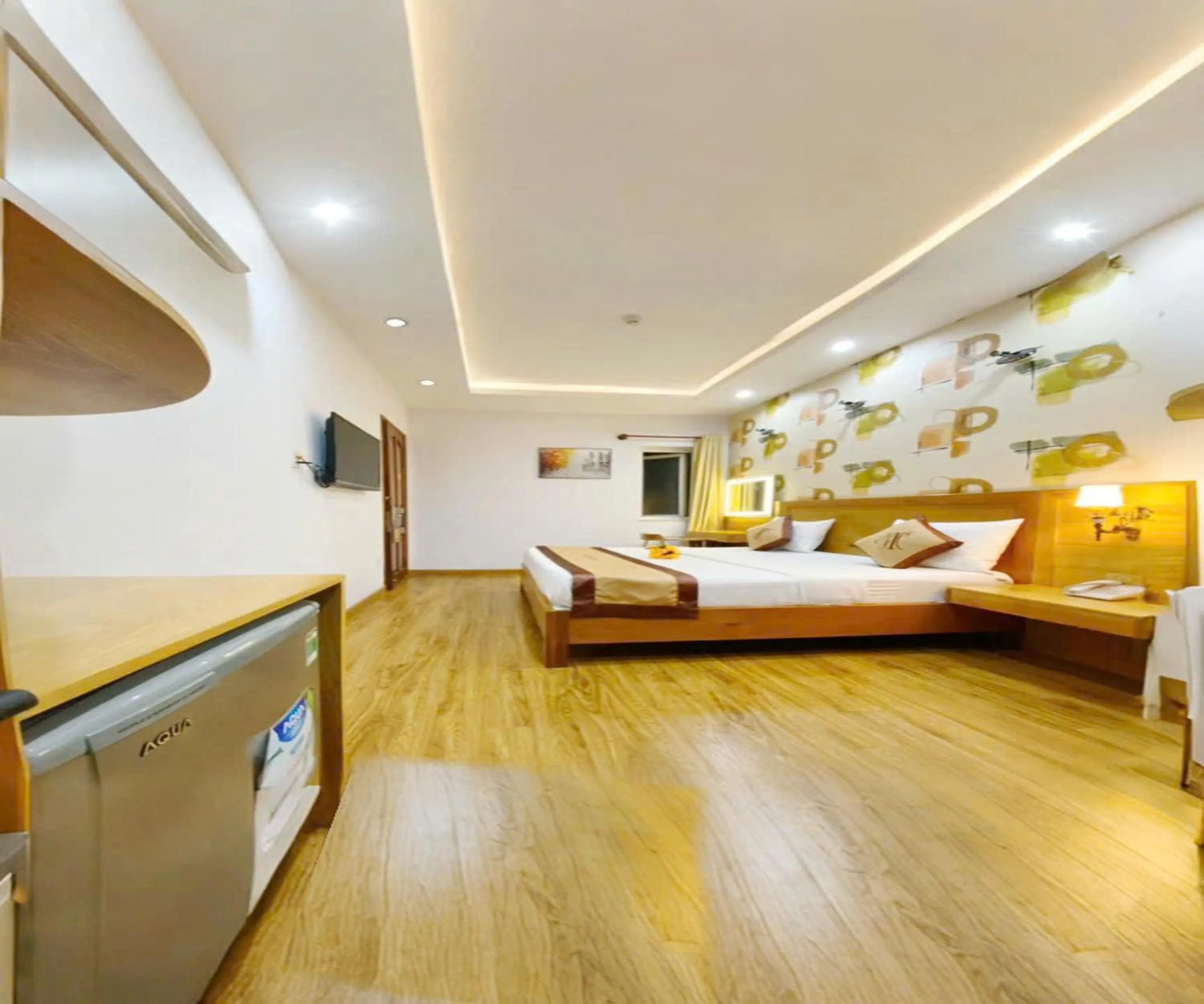 Bed in Thu Ha Airport Hotel