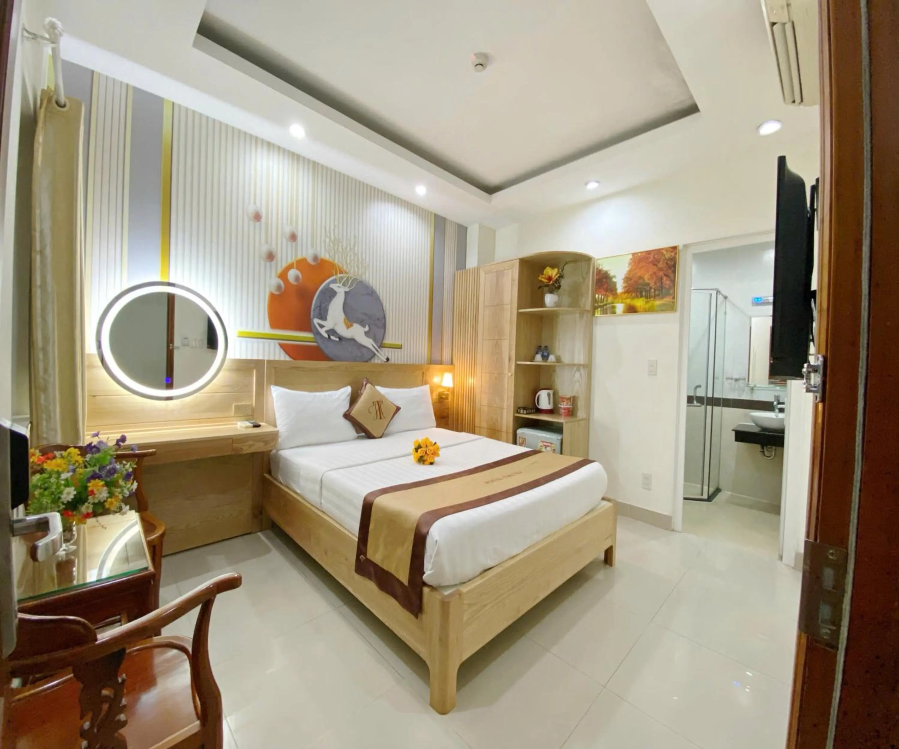 Photo of the whole room, Bed in Thu Ha Airport Hotel