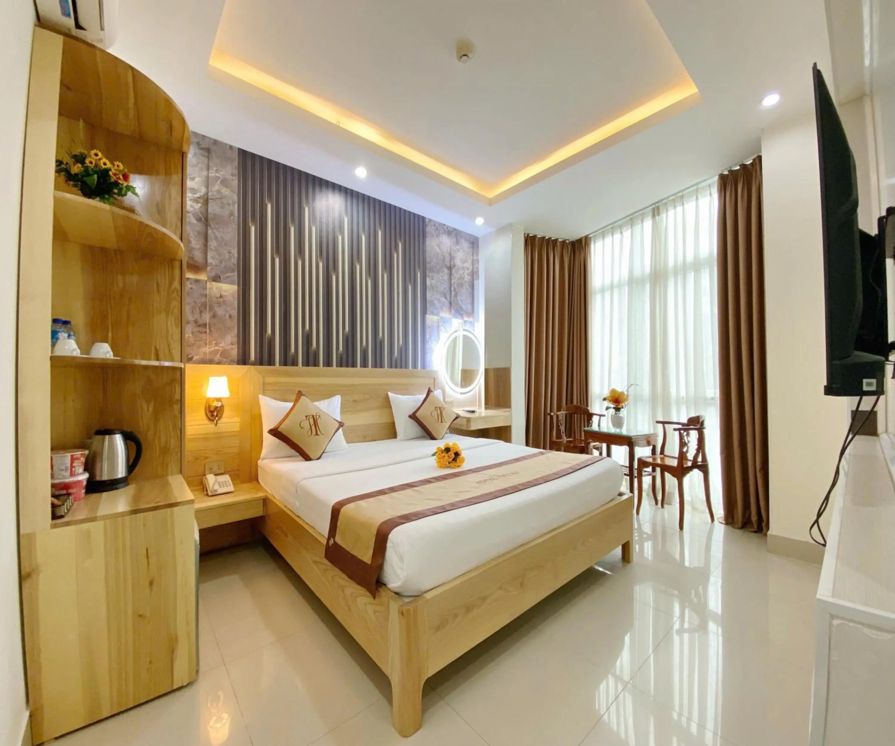 Photo of the whole room, Bed in Thu Ha Airport Hotel