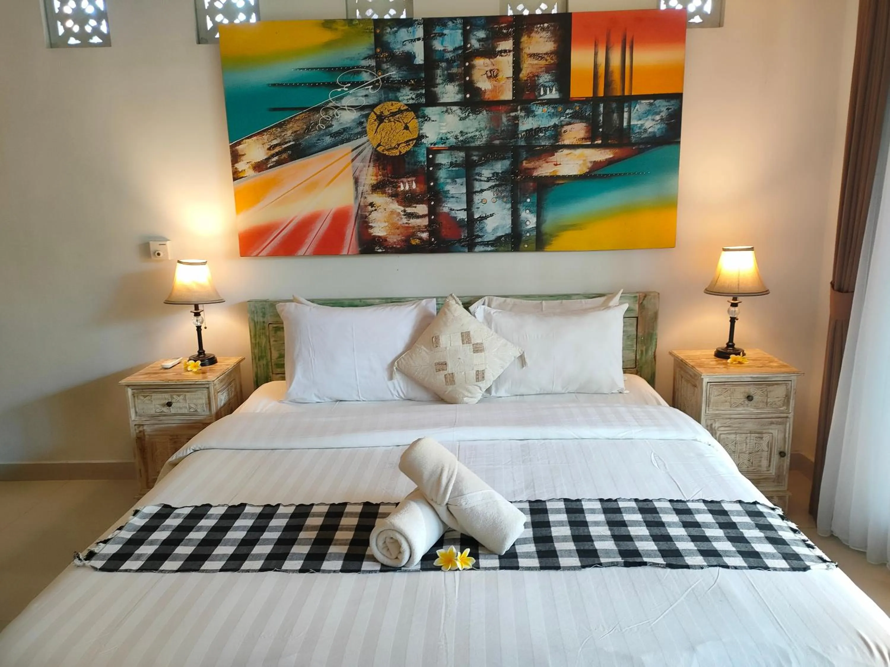Double Room with Patio in Candra Surf Homestay