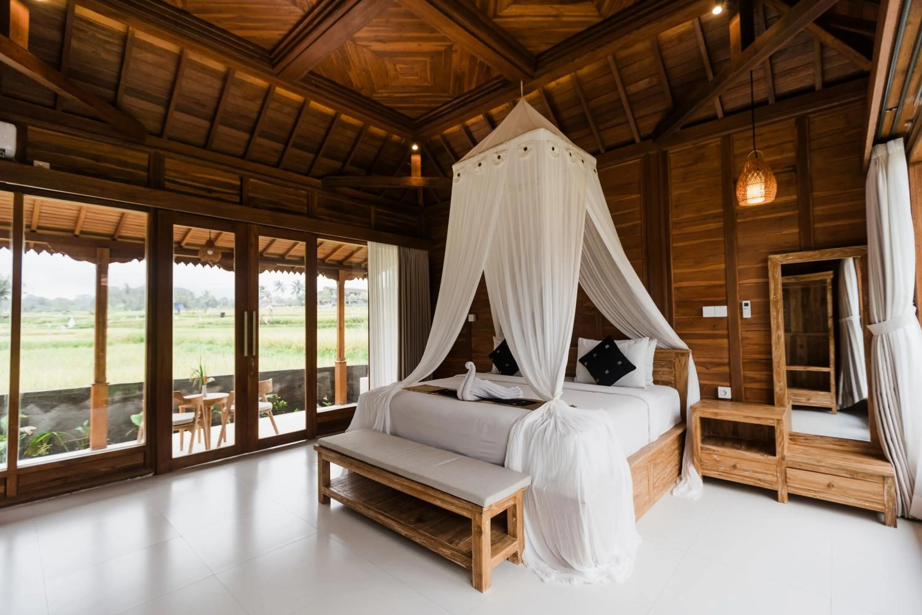 Bed in Padi Bali Retreat
