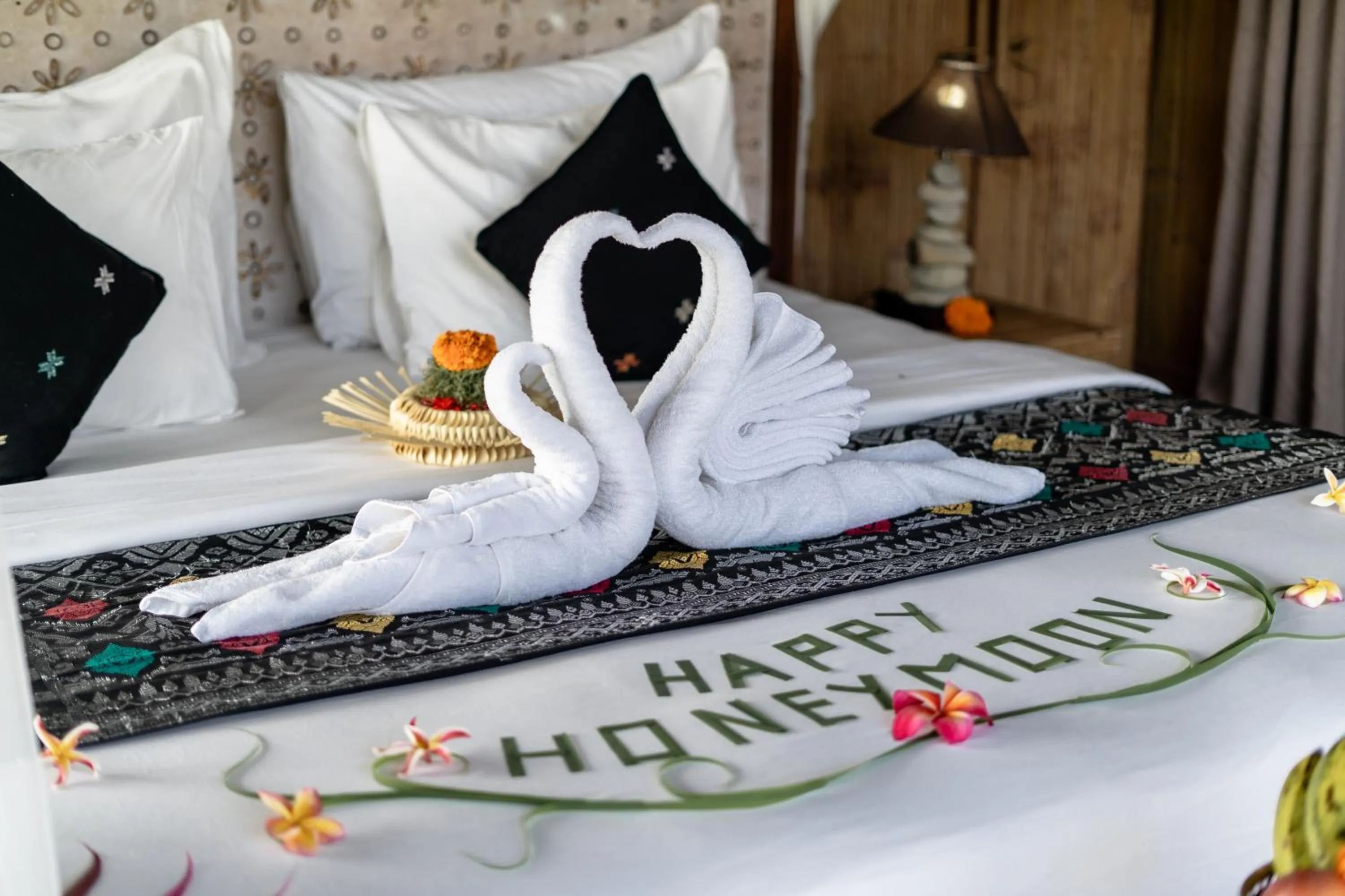 Bed in Padi Bali Retreat