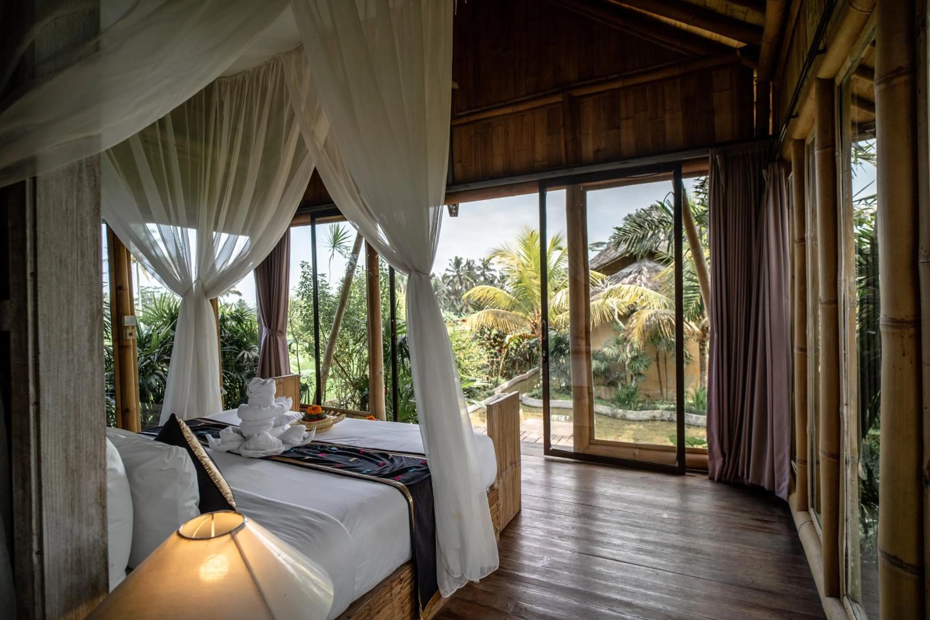 Bed in Padi Bali Retreat