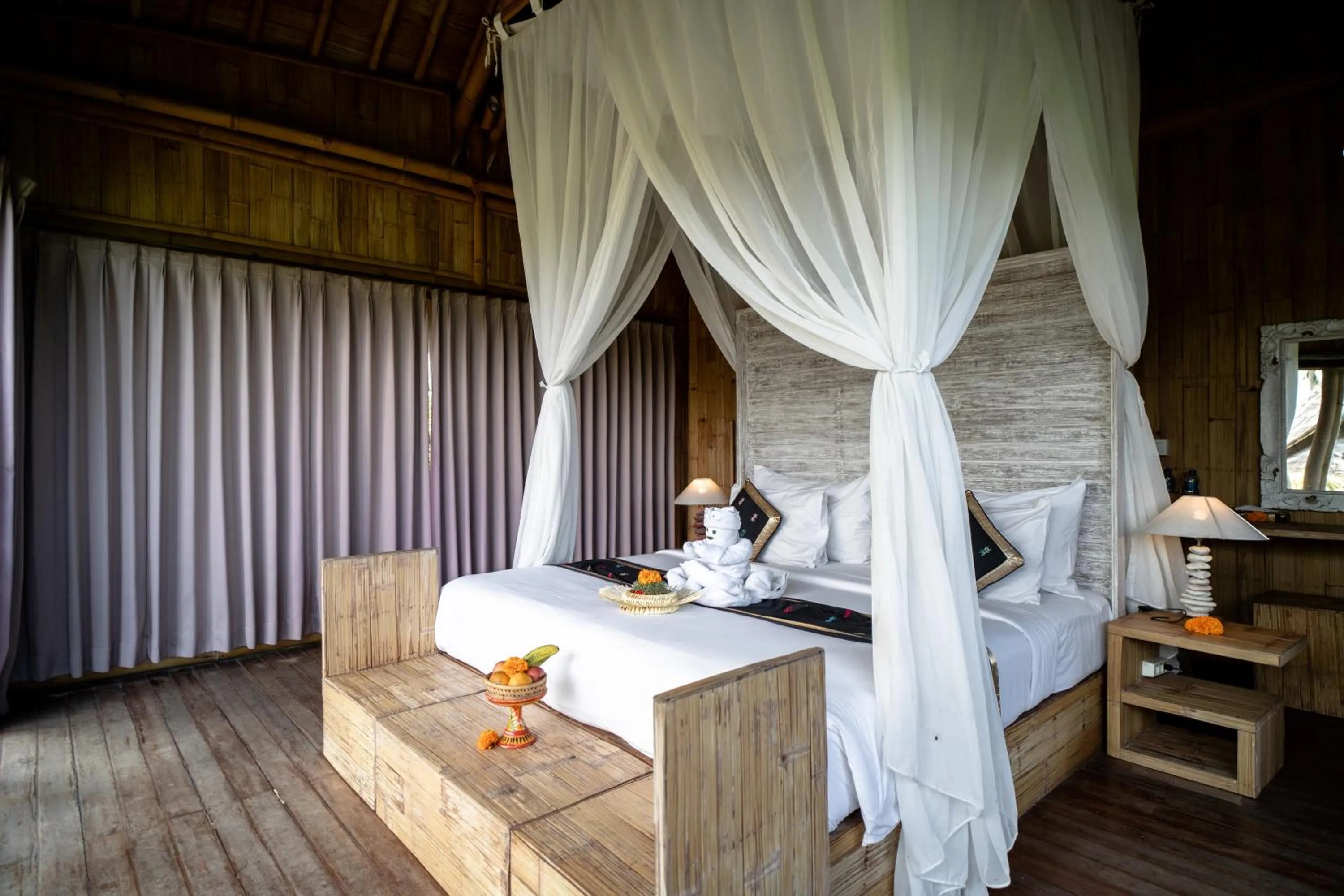 Bed in Padi Bali Retreat