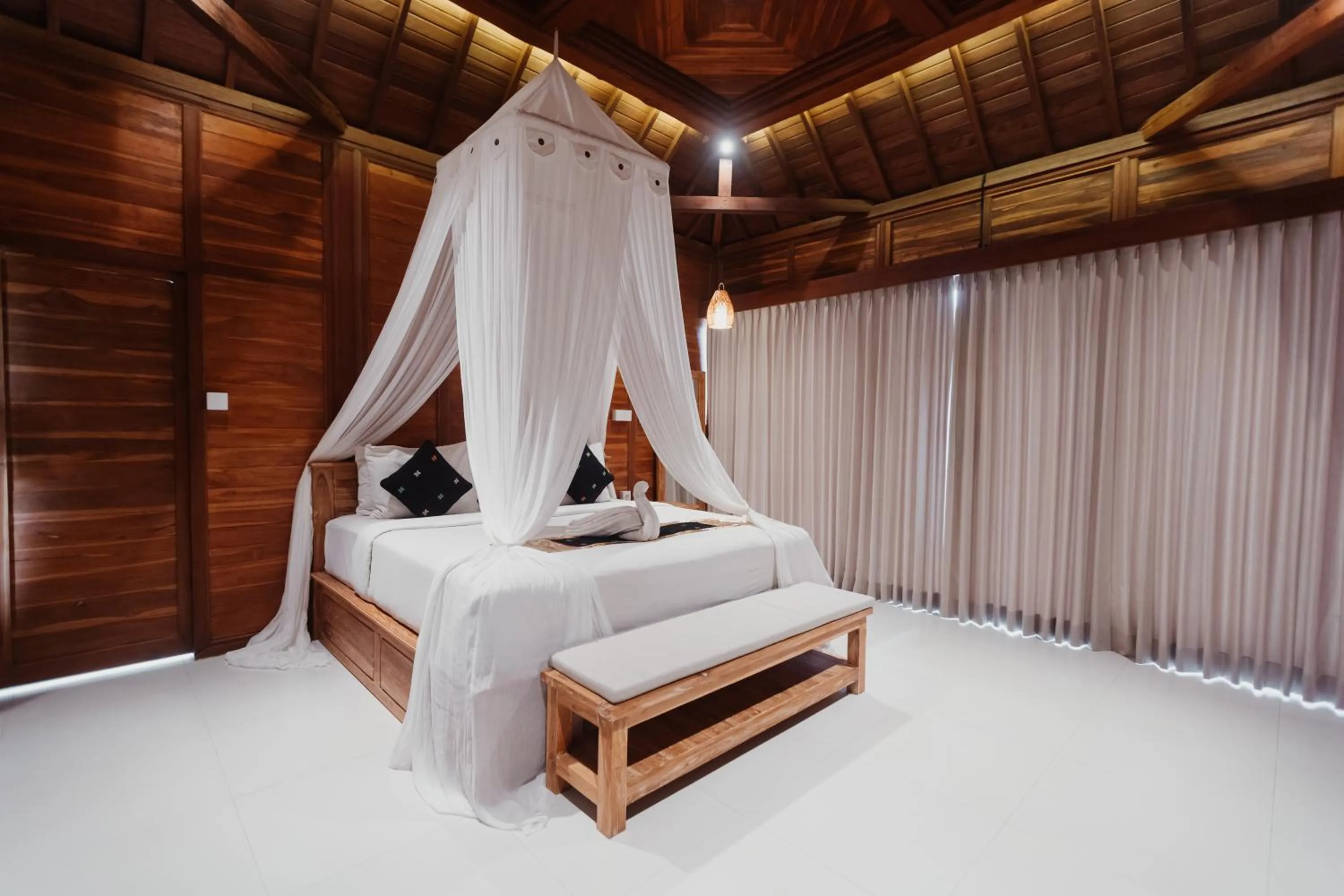 Bed in Padi Bali Retreat