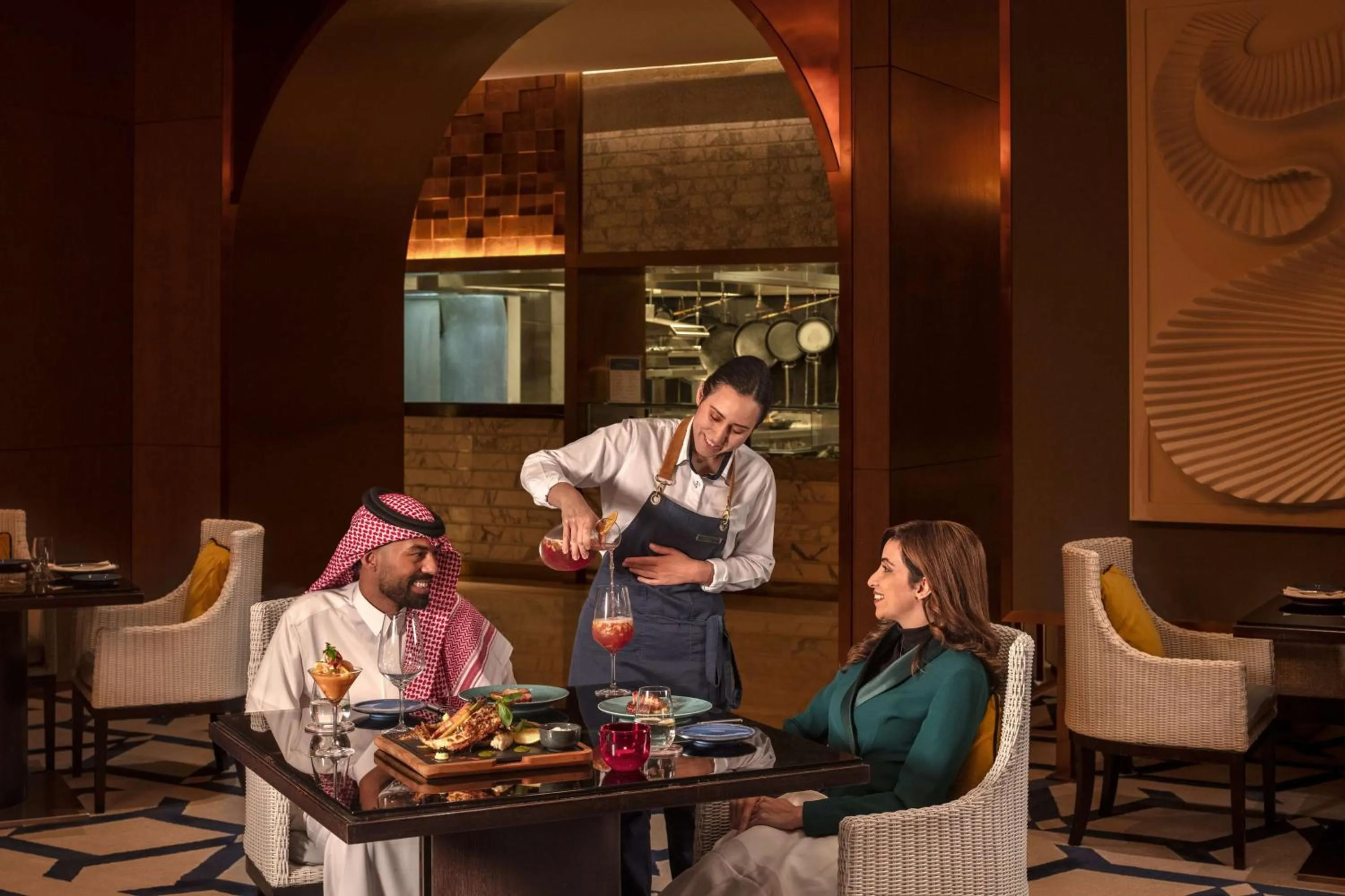 Restaurant/places to eat in Hyatt Regency Riyadh Olaya