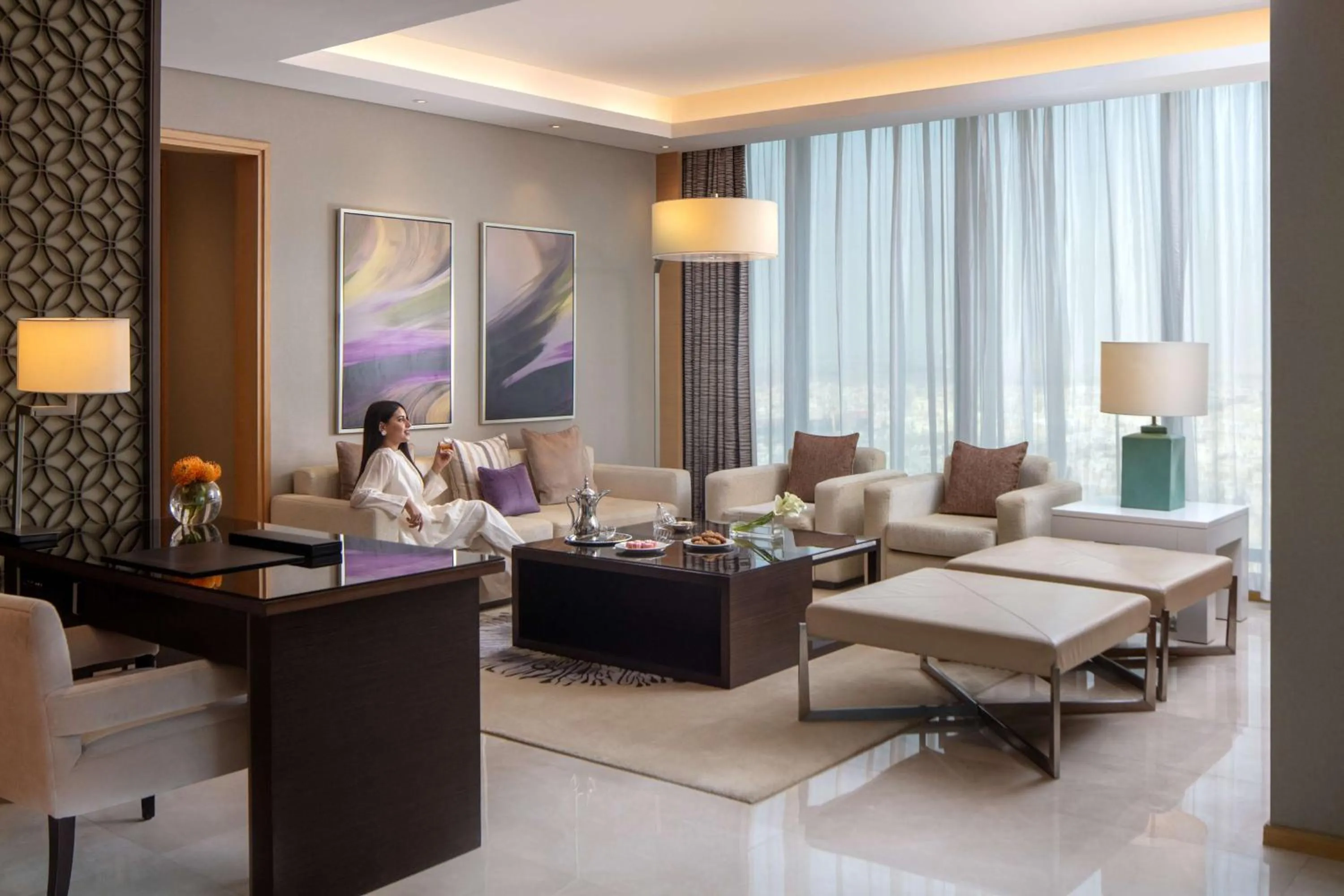 Living room in Hyatt Regency Riyadh Olaya
