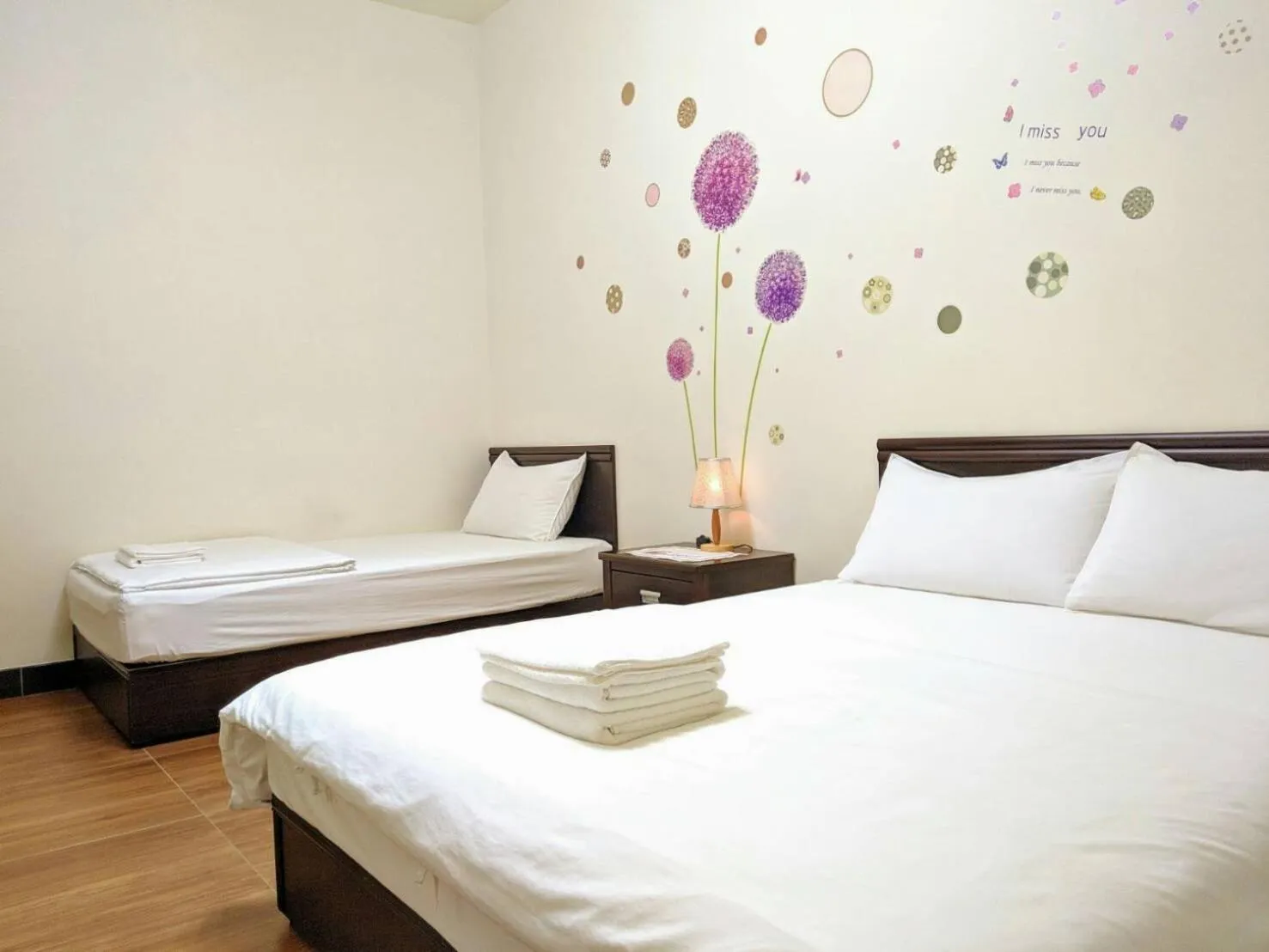 Bed in Jin Xi Fu B&B