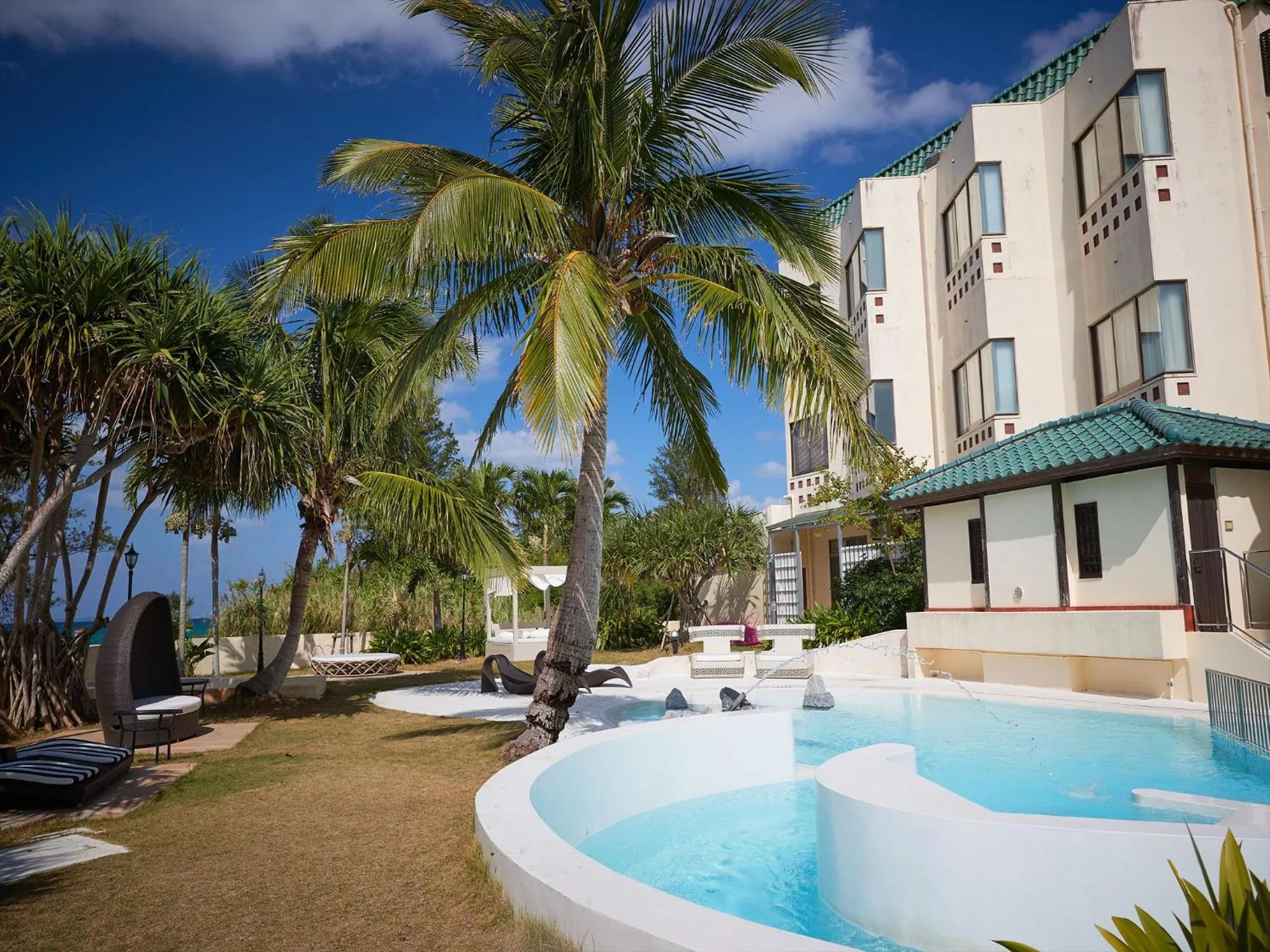 Pool view in La Casa Panacea Okinawa Resort