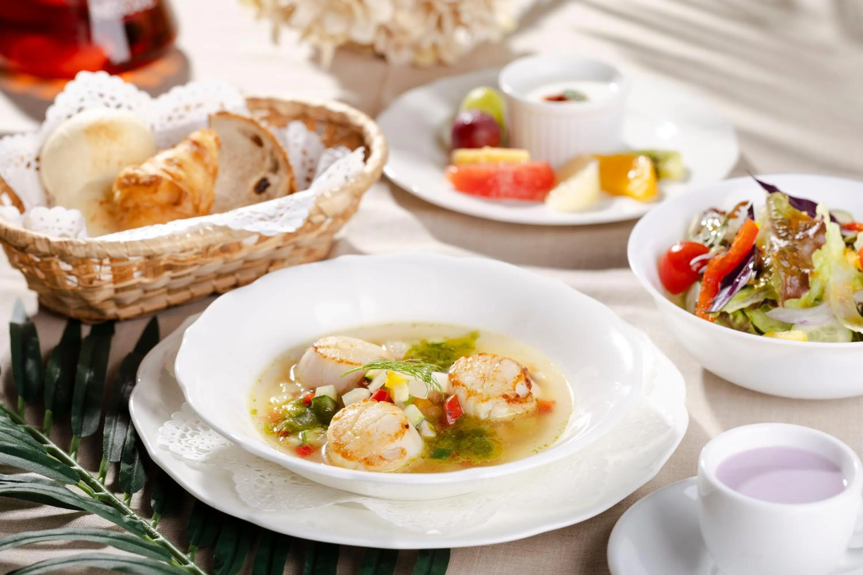 Breakfast in La Casa Panacea Okinawa Resort