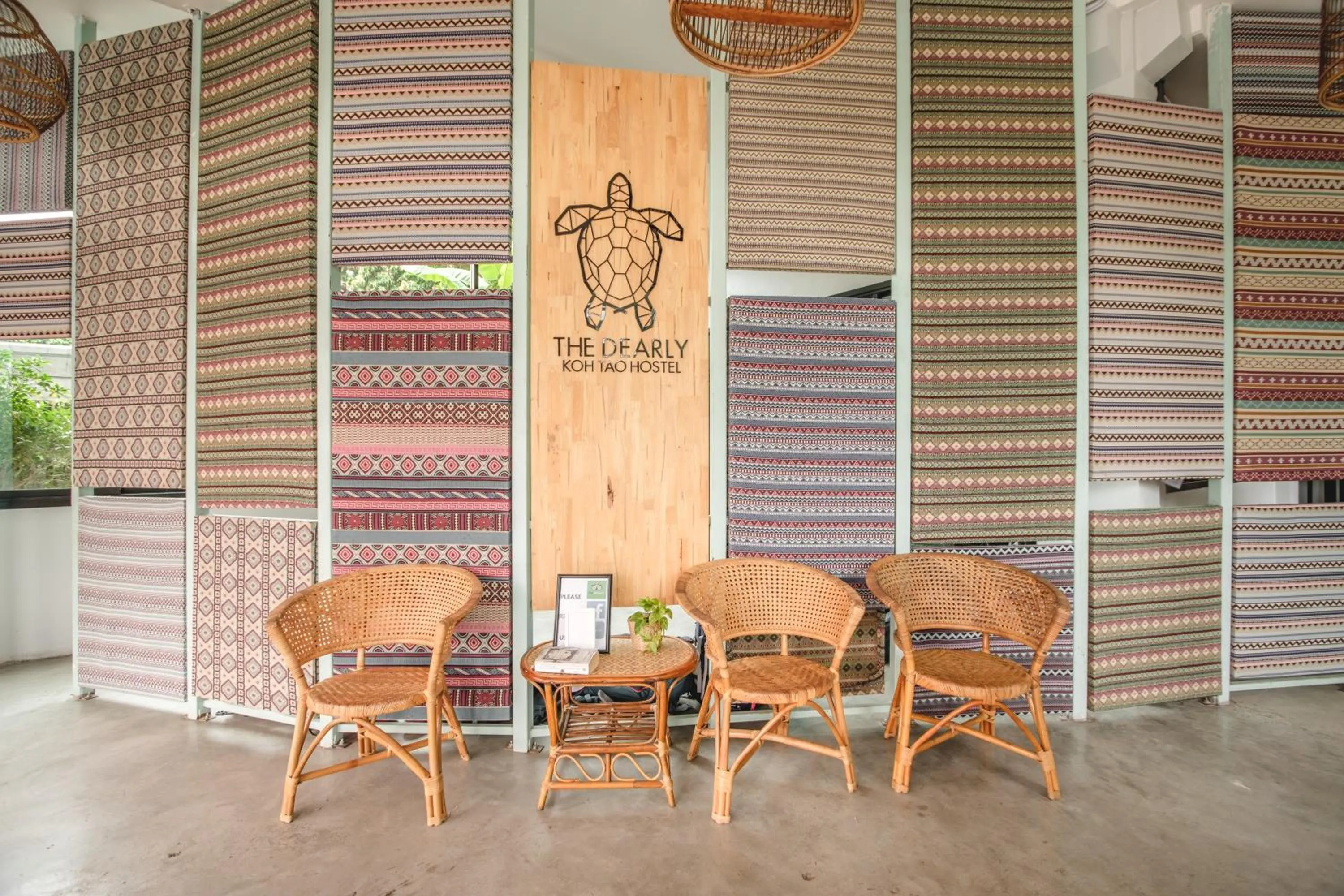 Lobby or reception in The Dearly Koh Tao Hostel-PADI 5 Star Dive Resort