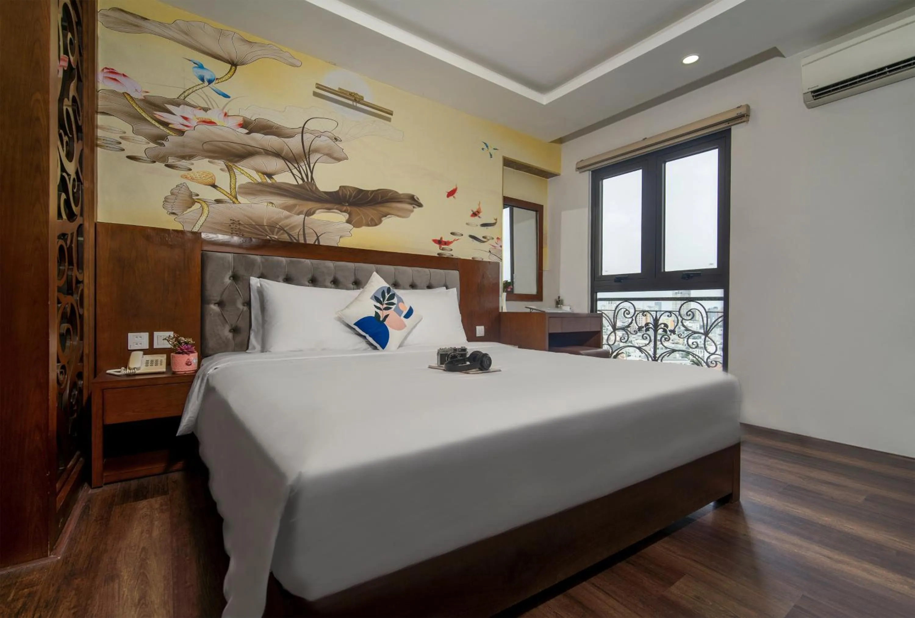 Bed in Hung Anh Hotel