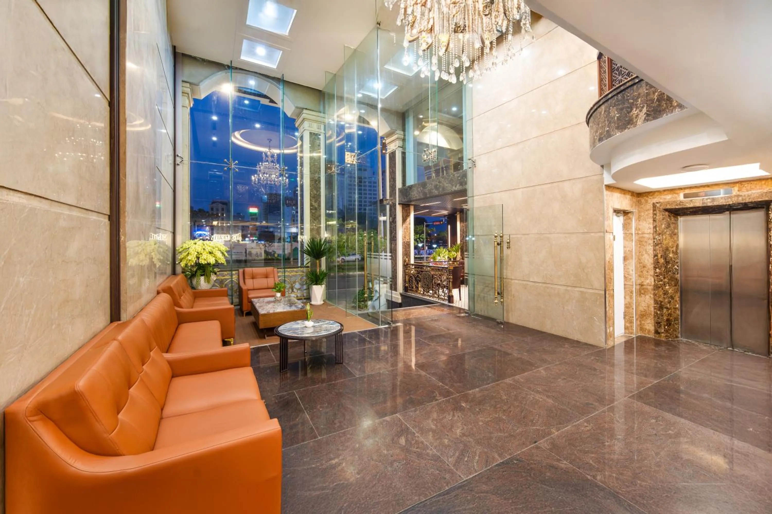 Seating area in Delicate Hotel