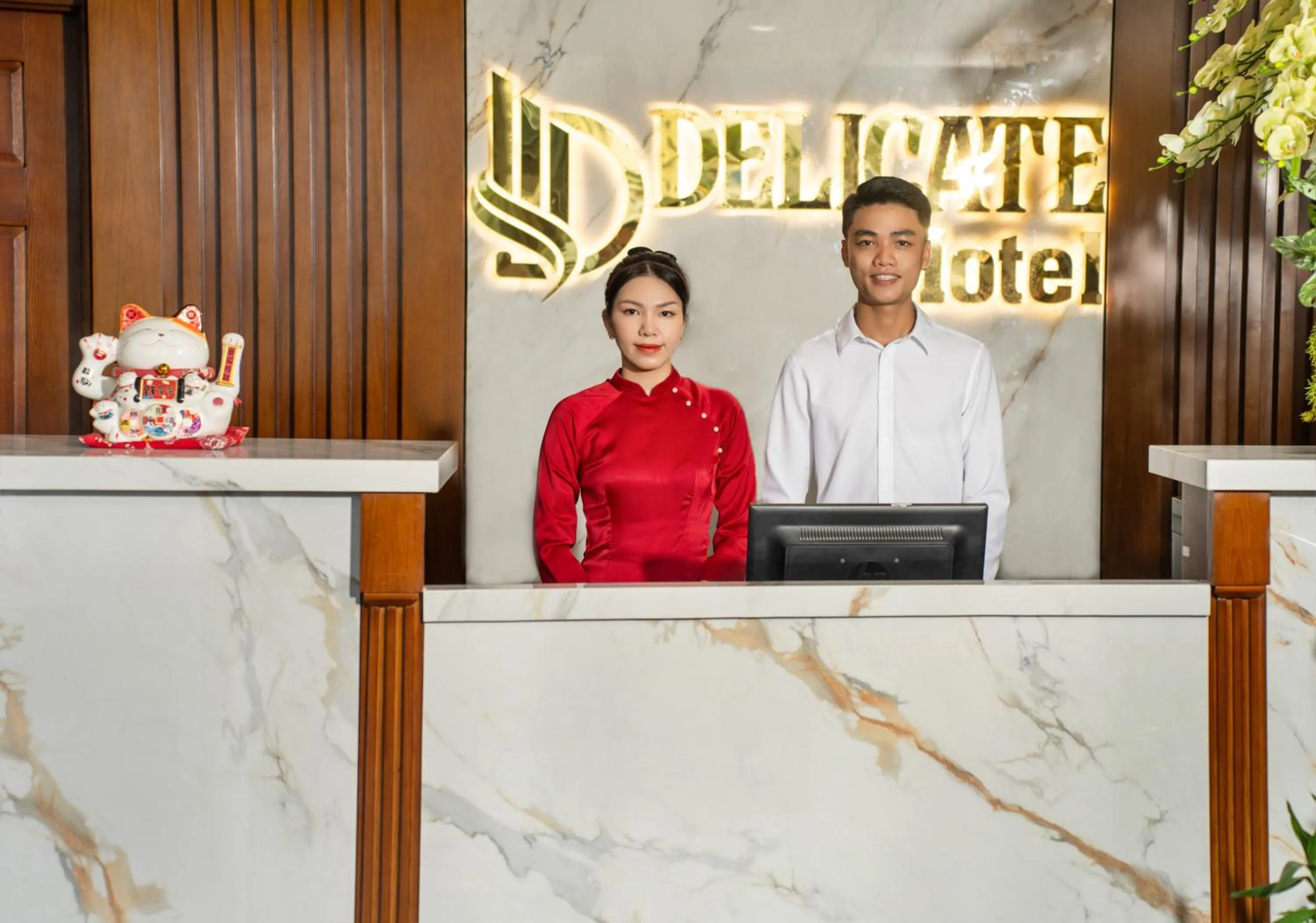 Lobby or reception in Delicate Hotel