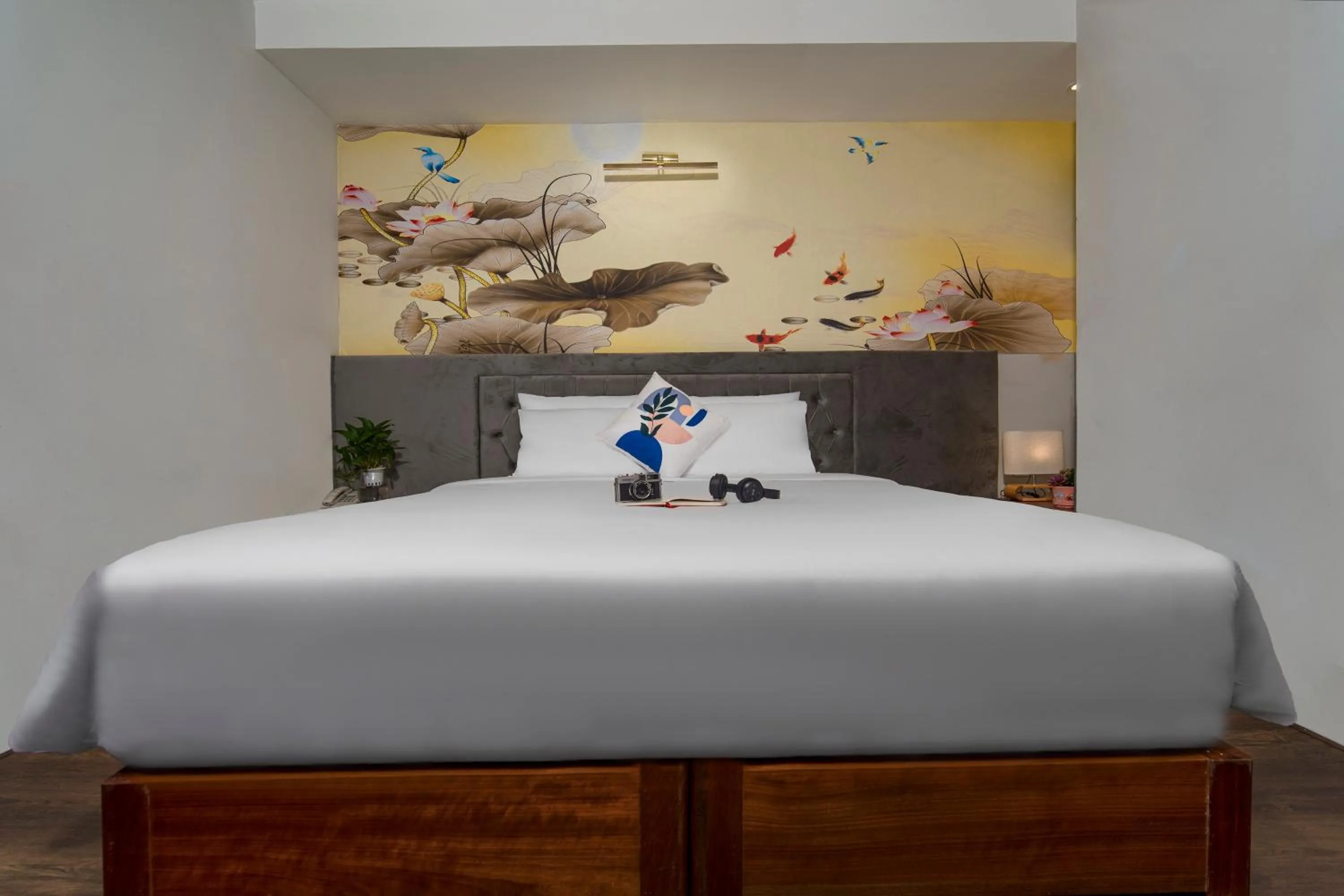 Bed in Delicate Hotel