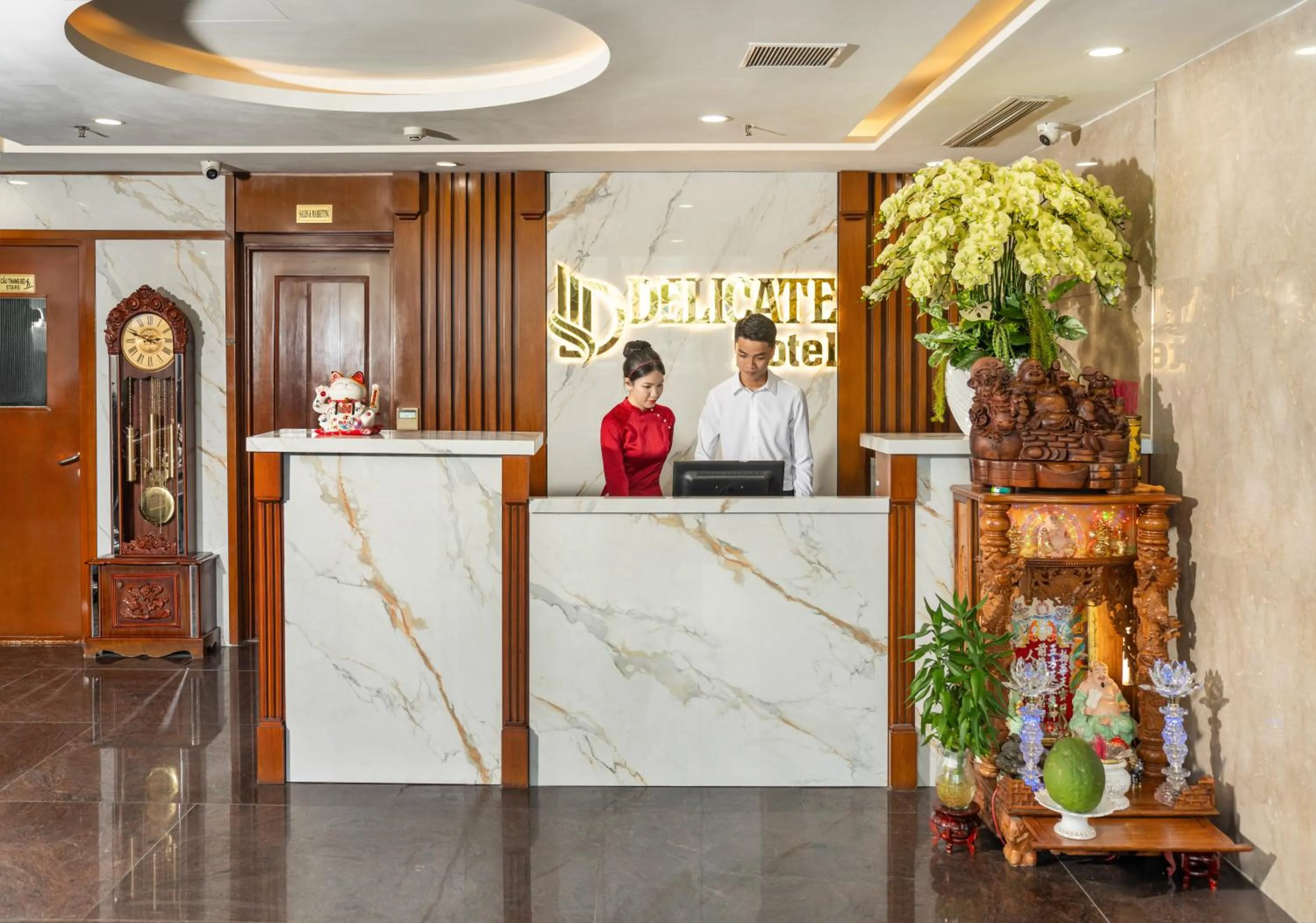 Staff in Delicate Hotel