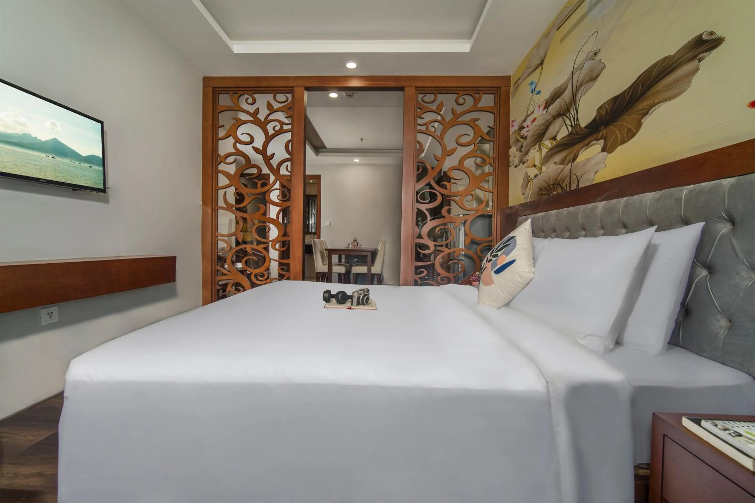 Seating area in Delicate Hotel