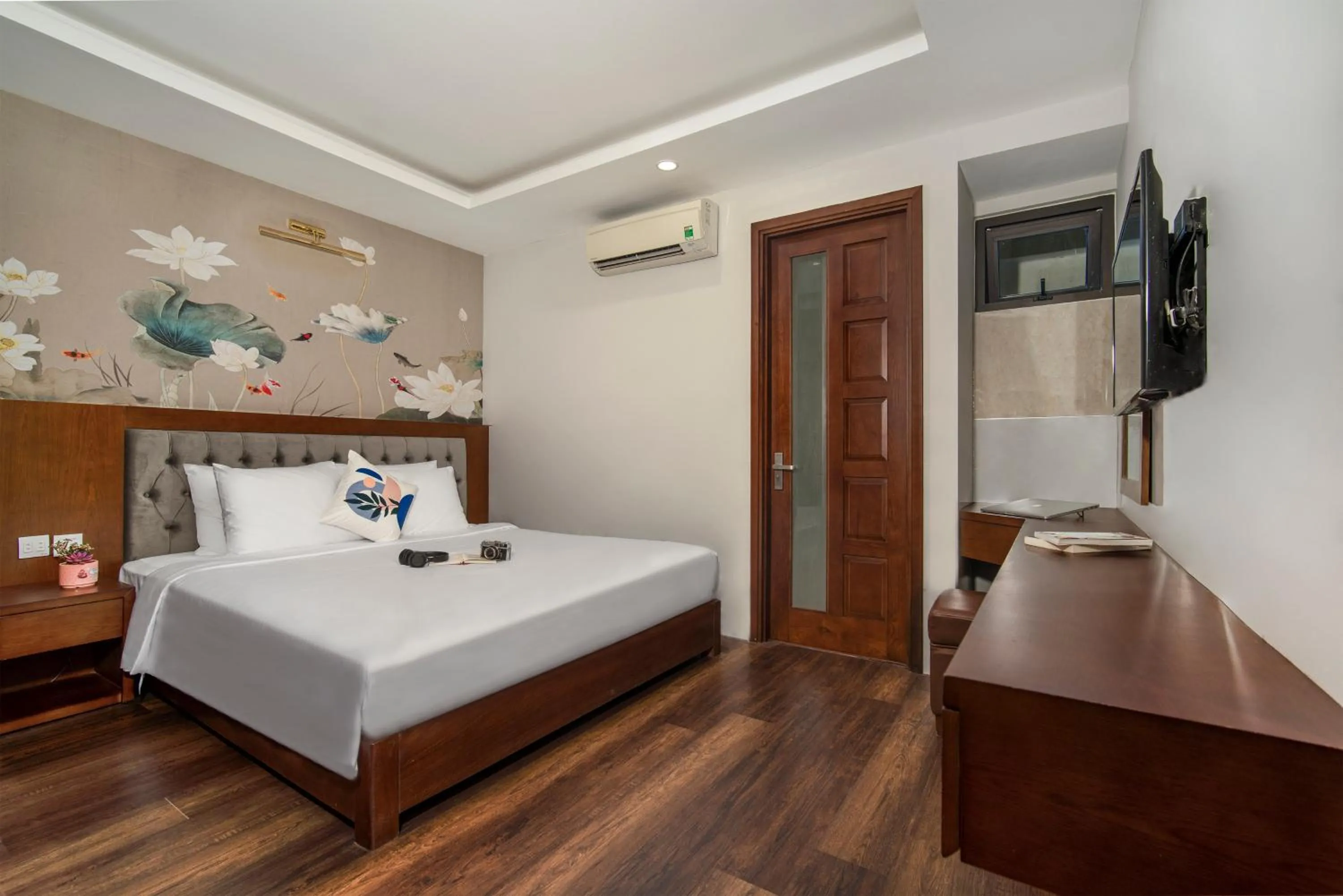 Bed in Hung Anh Hotel