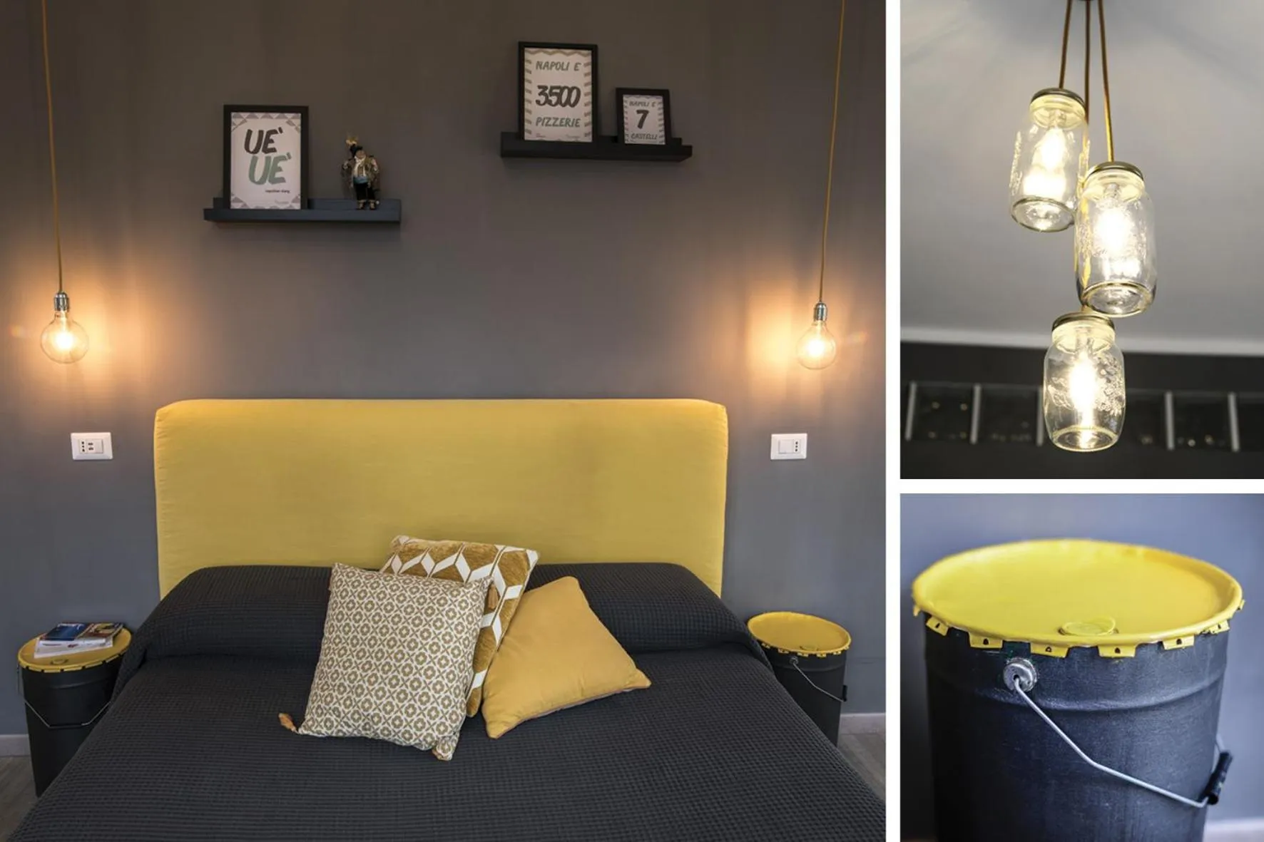 Bed in PizzaSleep B&B