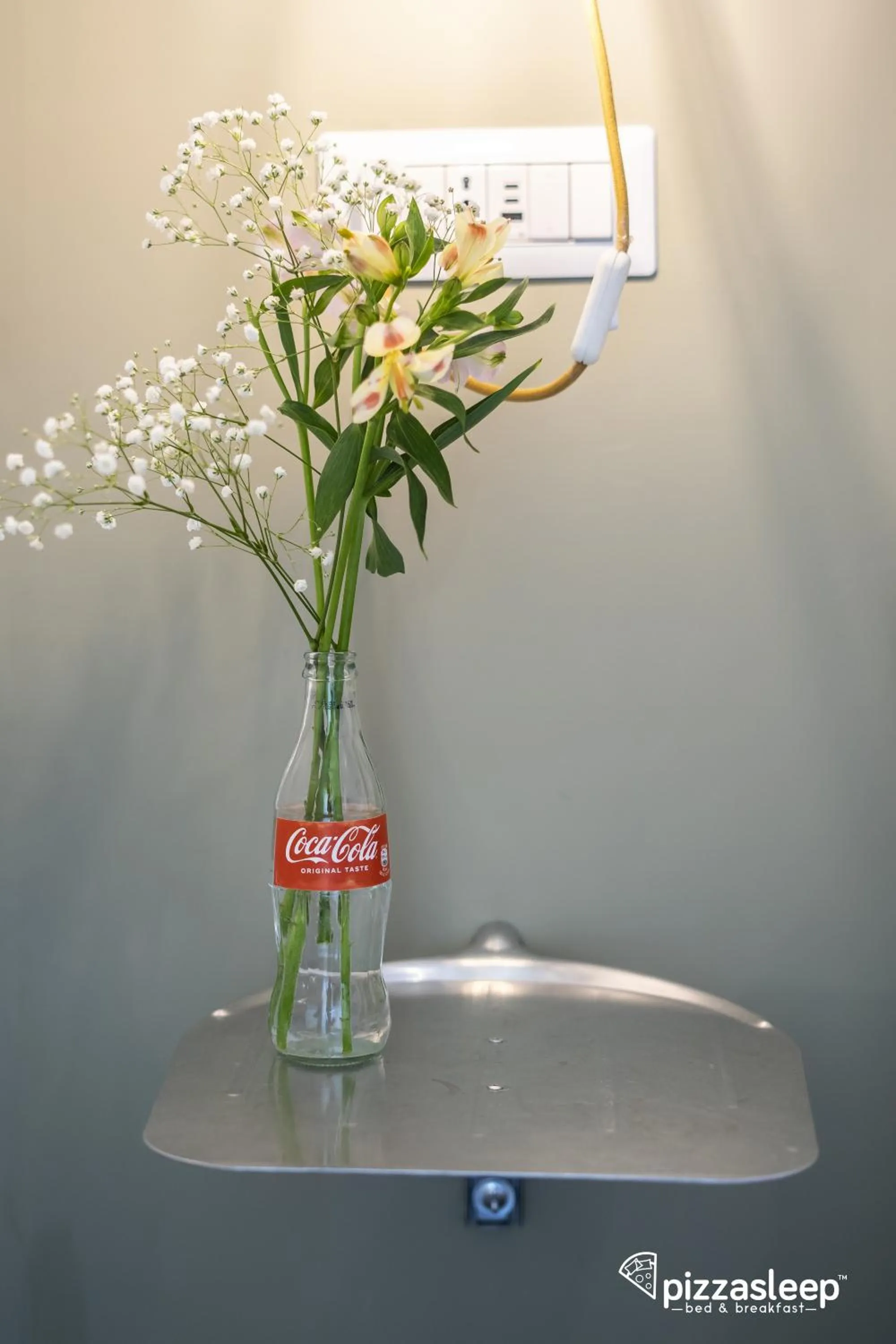 Decorative detail in PizzaSleep B&B