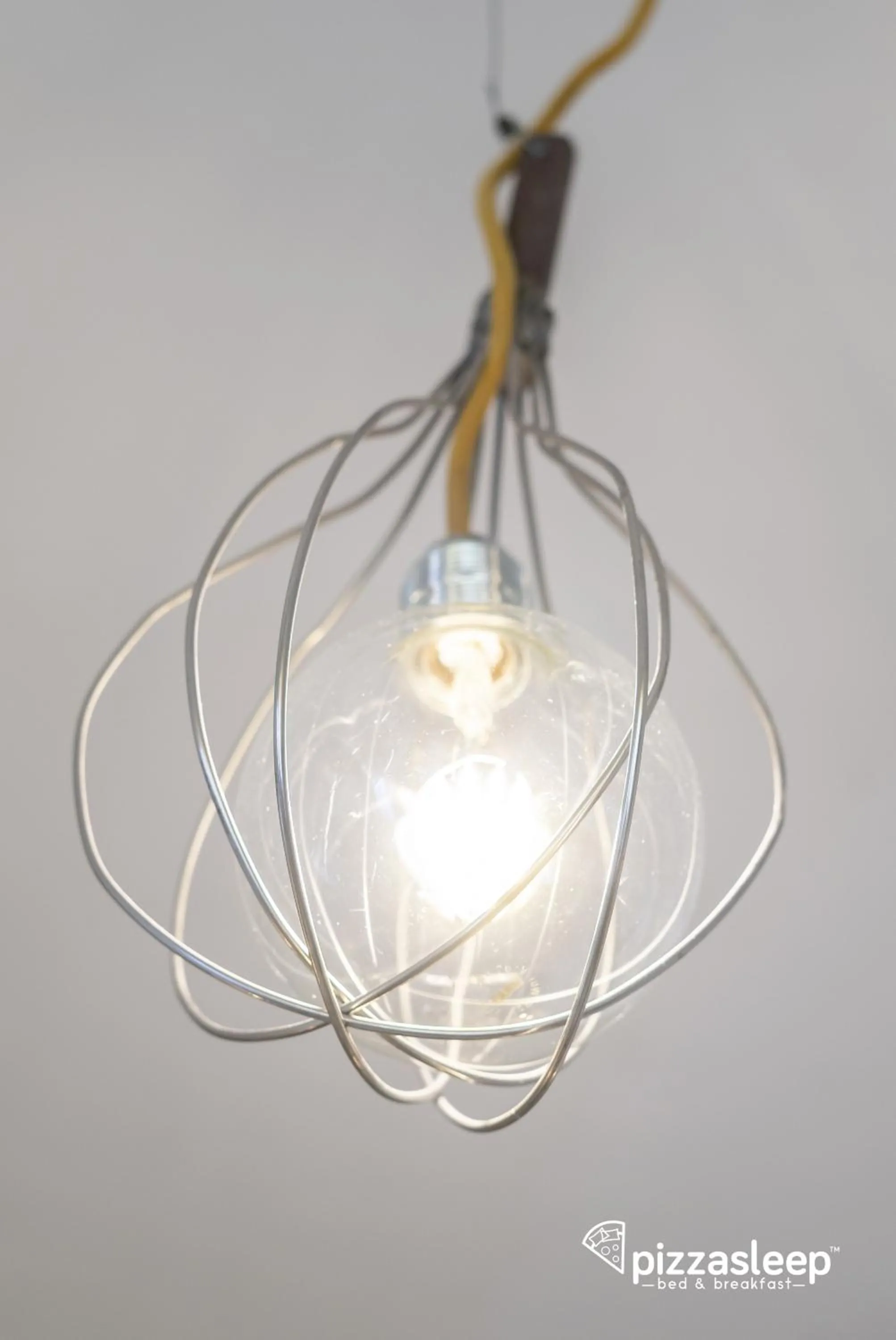 Decorative detail in PizzaSleep B&B