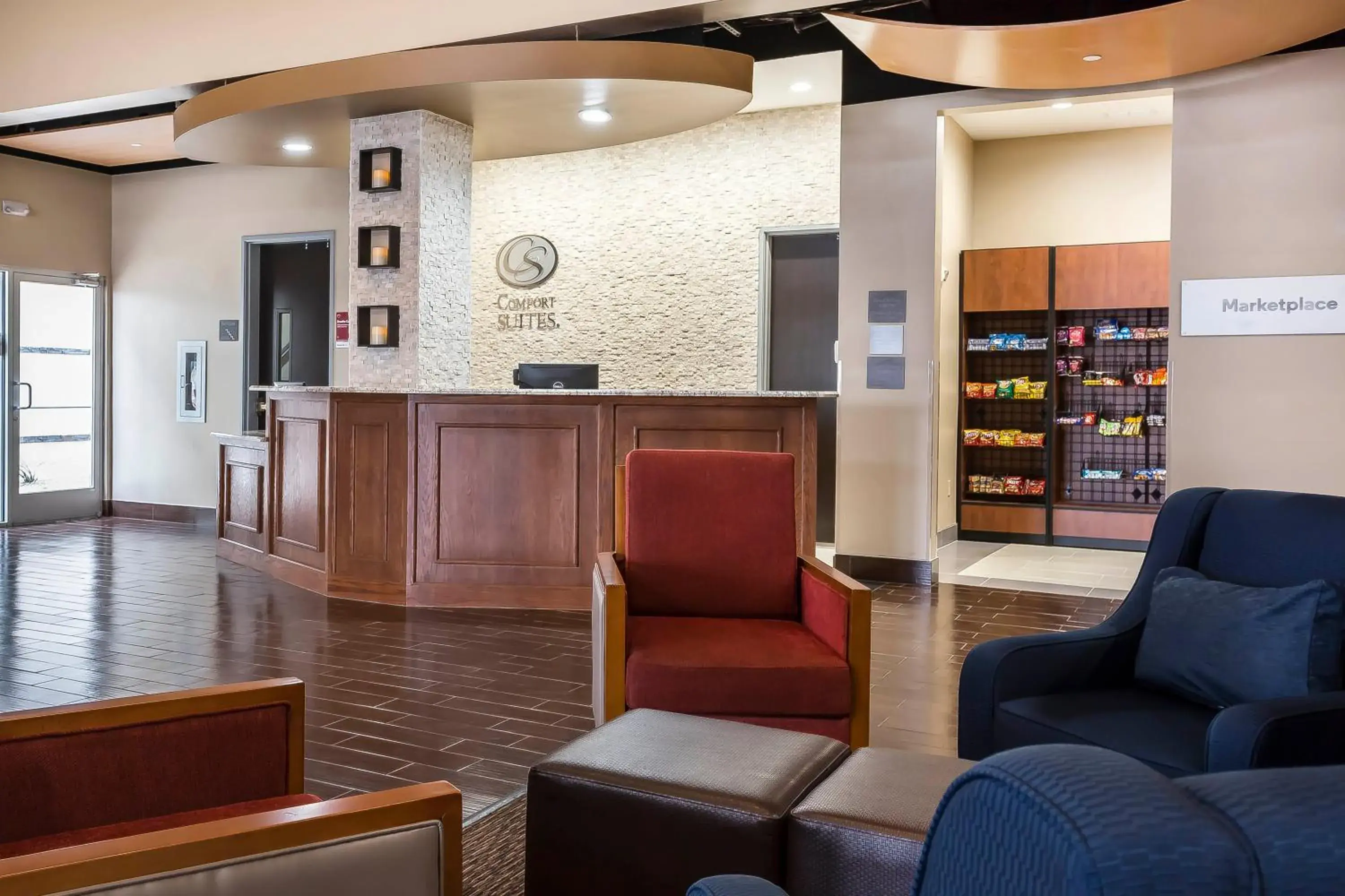 Lobby or reception in Comfort Suites - University Lobby or reception in Comfort Suites - University