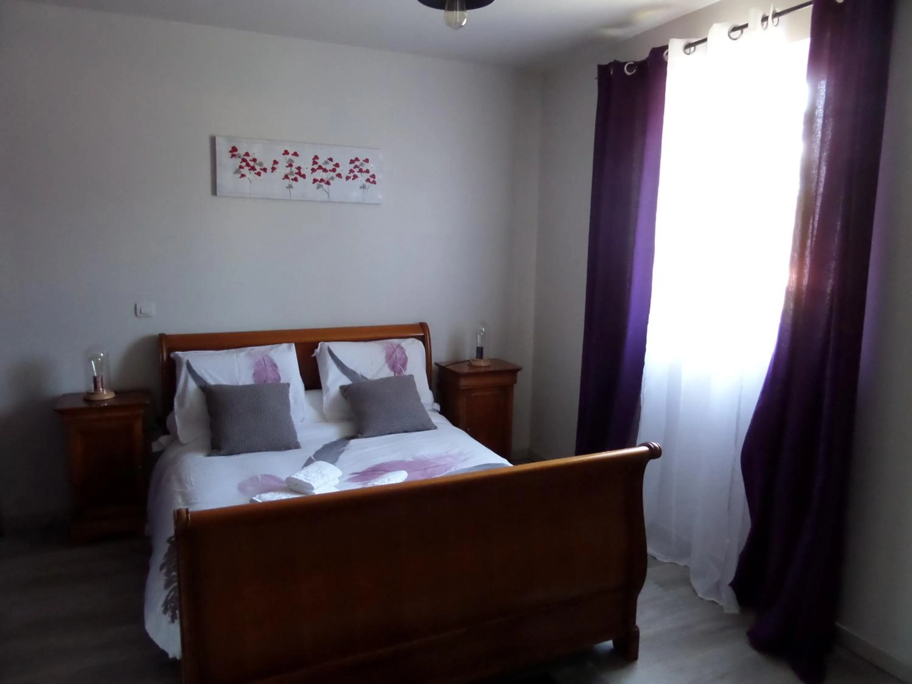Bedroom, Bed in Chambre d'hotes ronquer