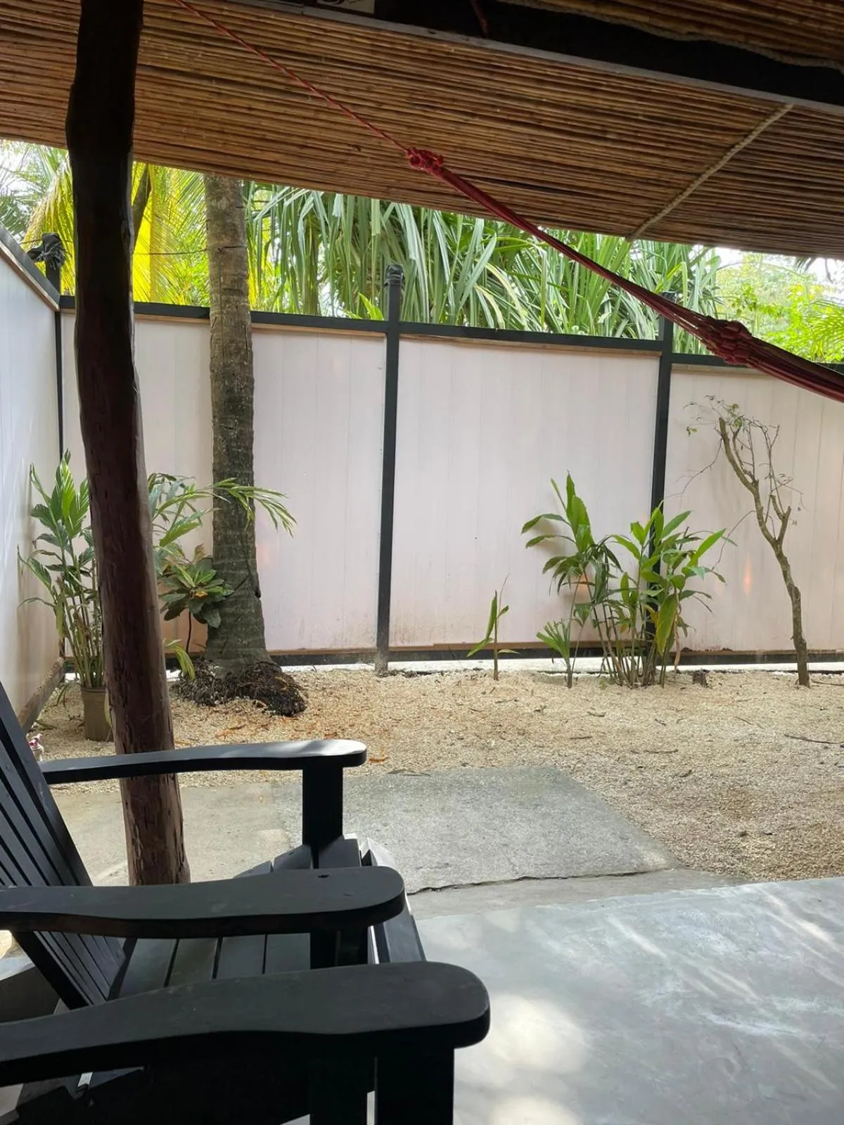 Patio in Beach Cabinas