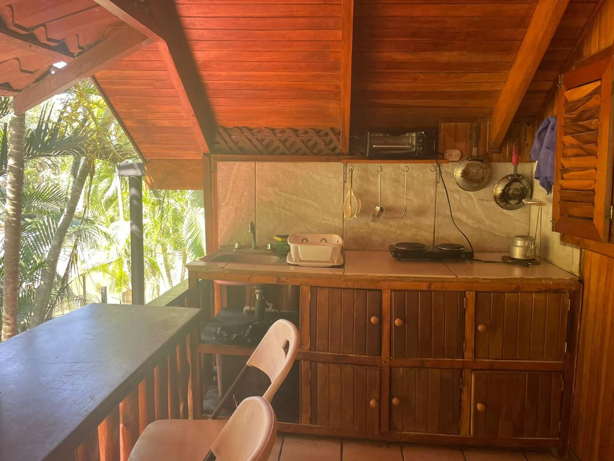 Kitchen or kitchenette in Beach Cabinas